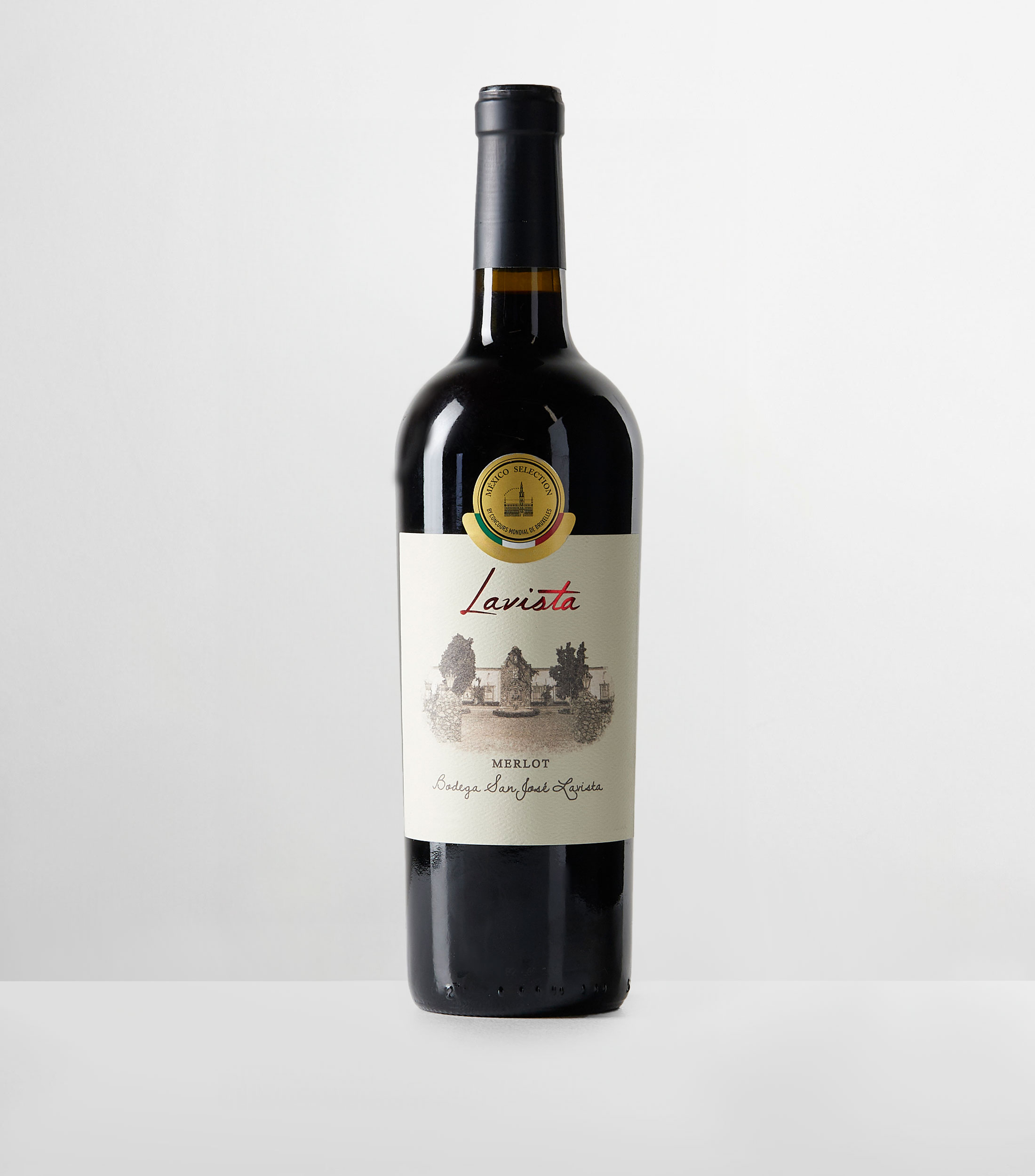 Vino tinto merlot Lavista, México, 750 ml