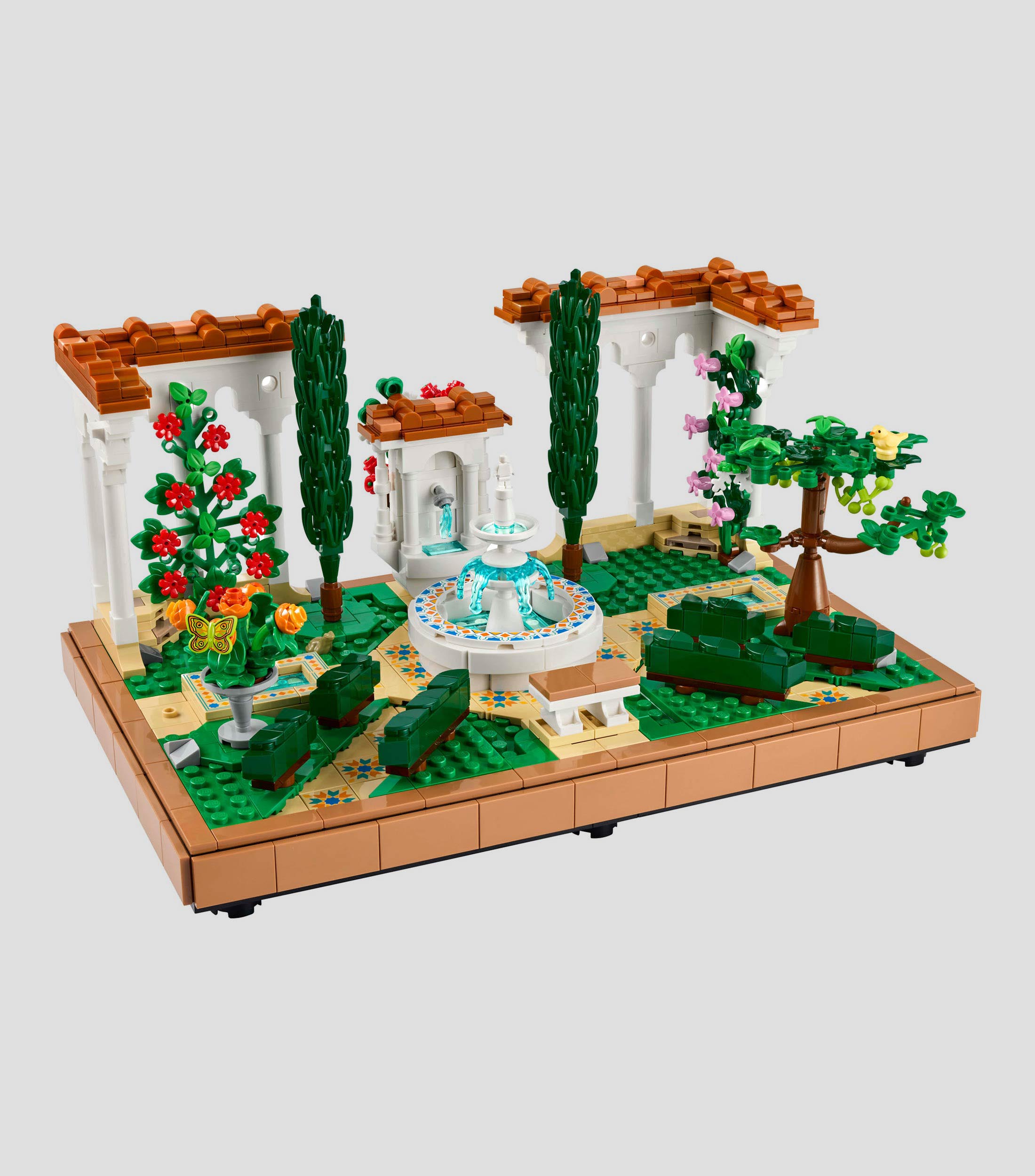 Lego Icons Jardín con Fuente Set de construcción 10359