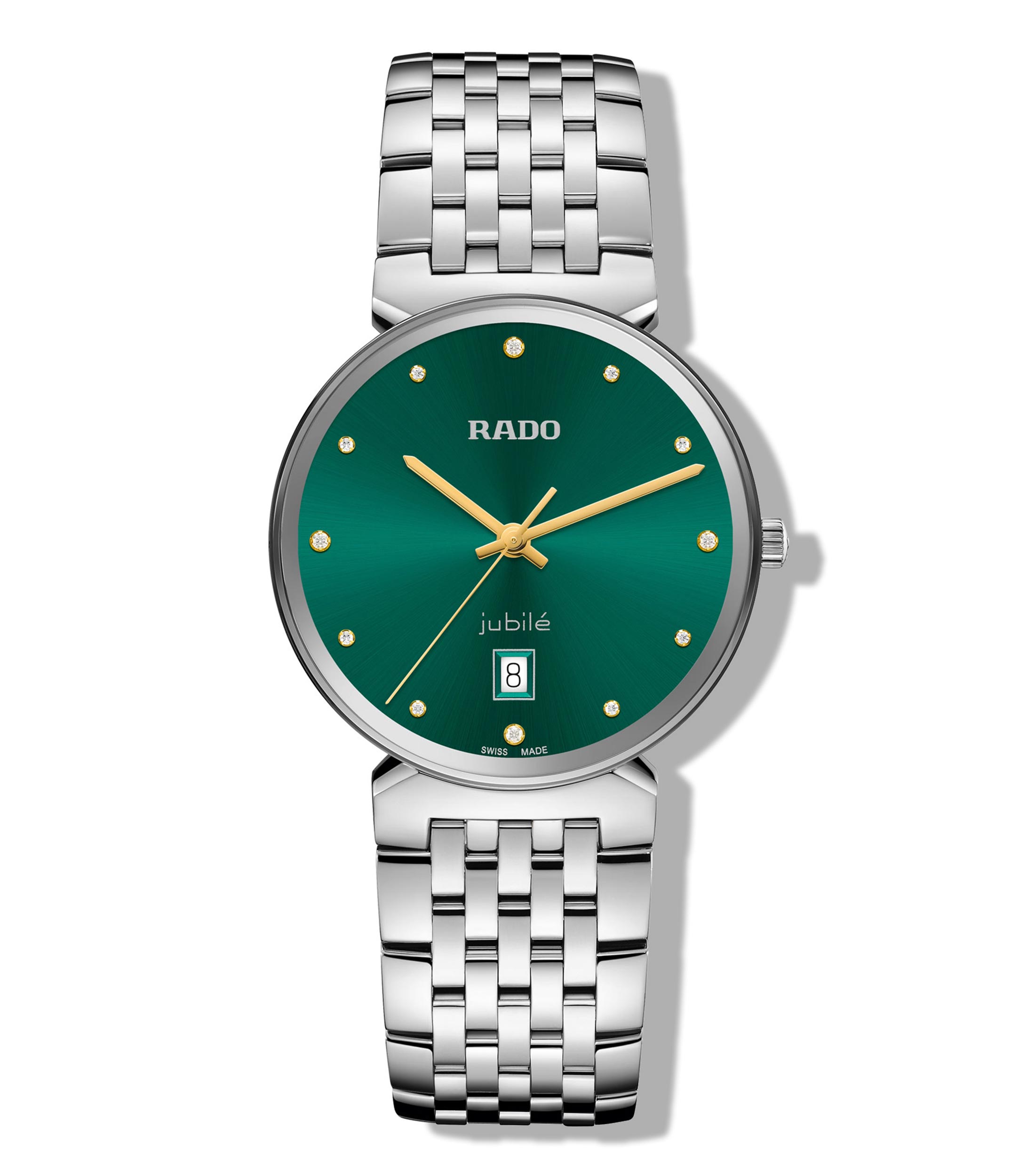 Reloj Unisex Cuarzo Florence Diamonds Classic Carátula Verde
