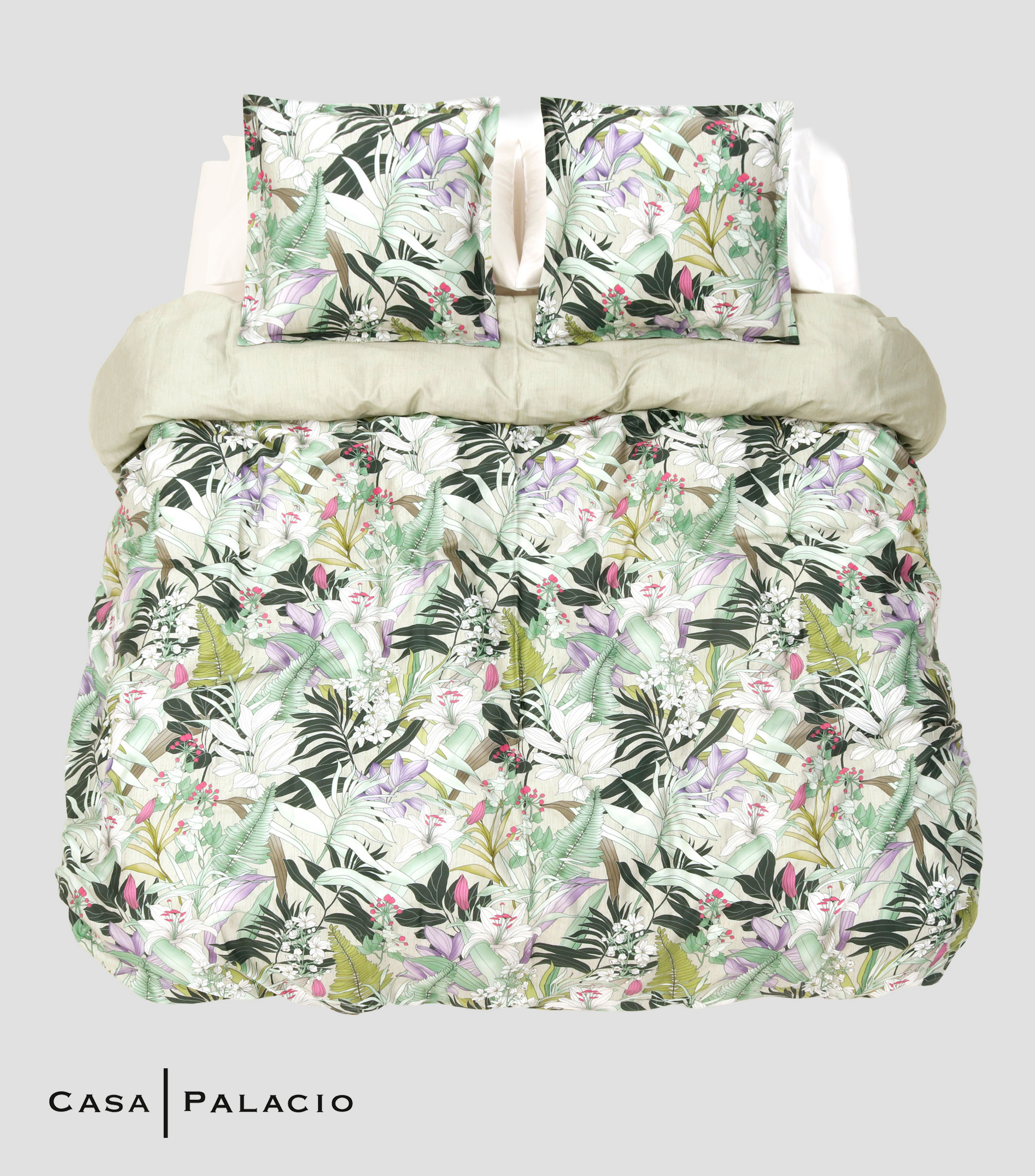 Juego de Funda para Duvet King Size Vergel Multicolor