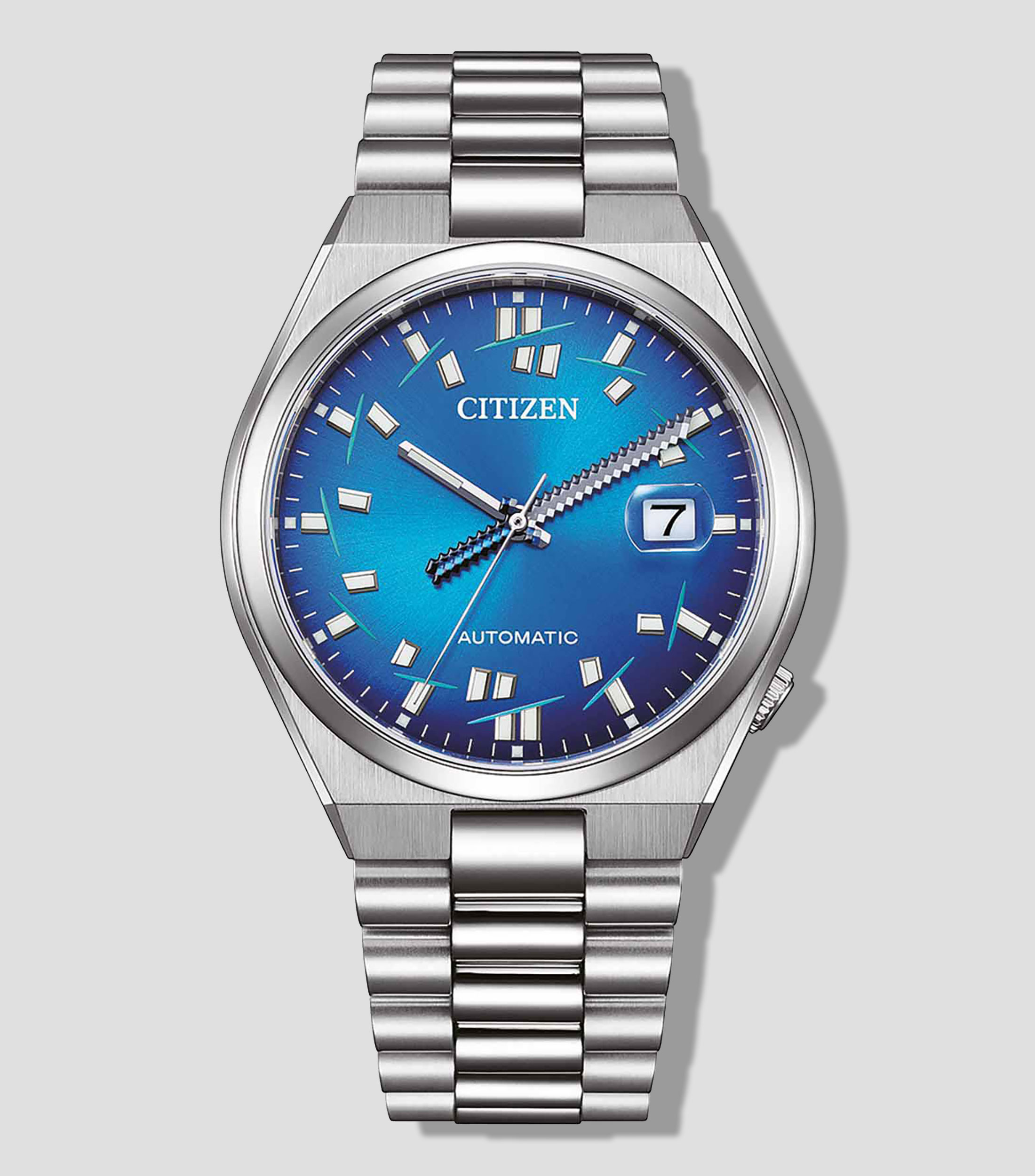 Reloj Unisex Tsuyosa Seconde / Seconde De vestir Azul, Plateado