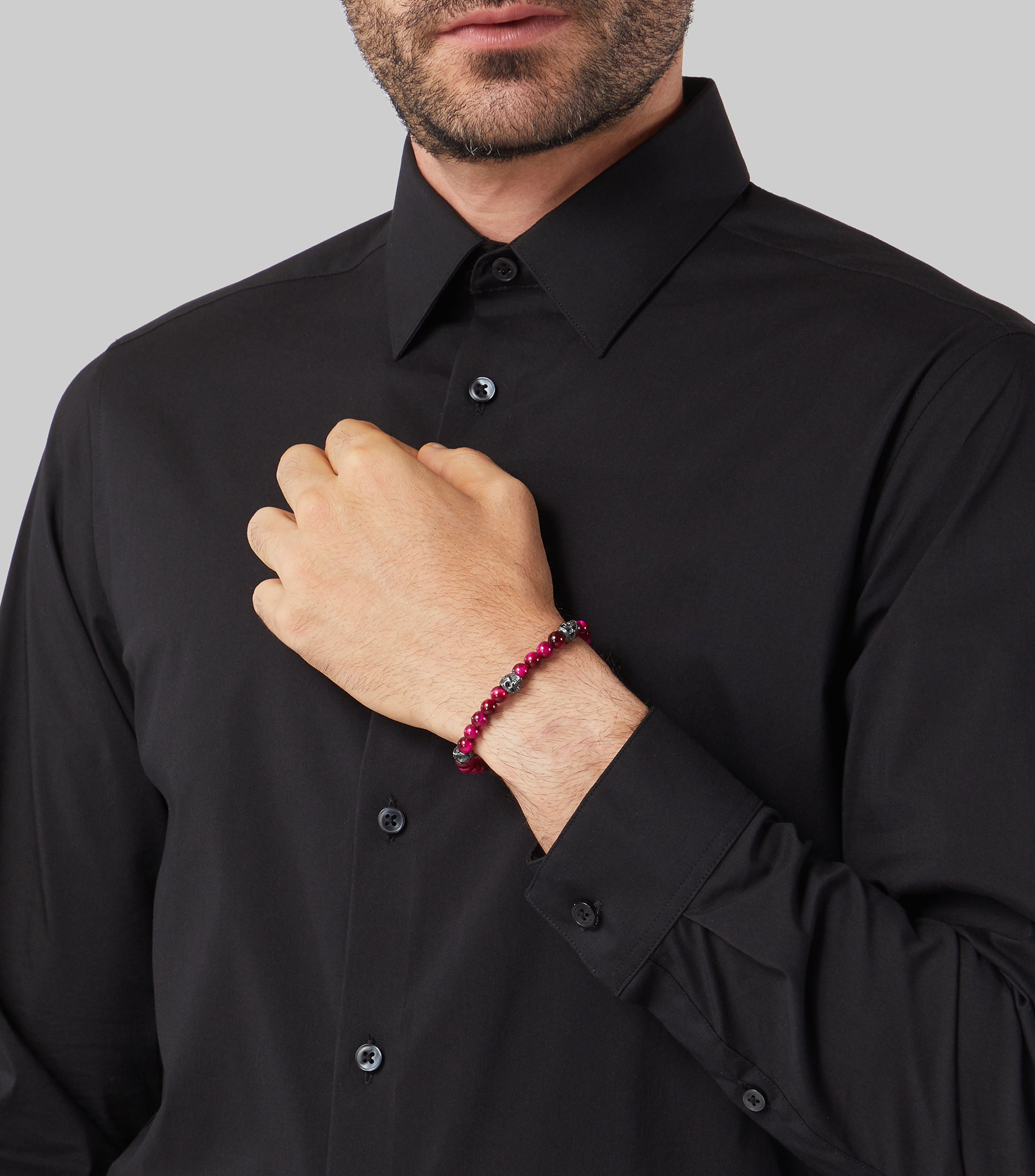 Brazalete con Craneos Hombre