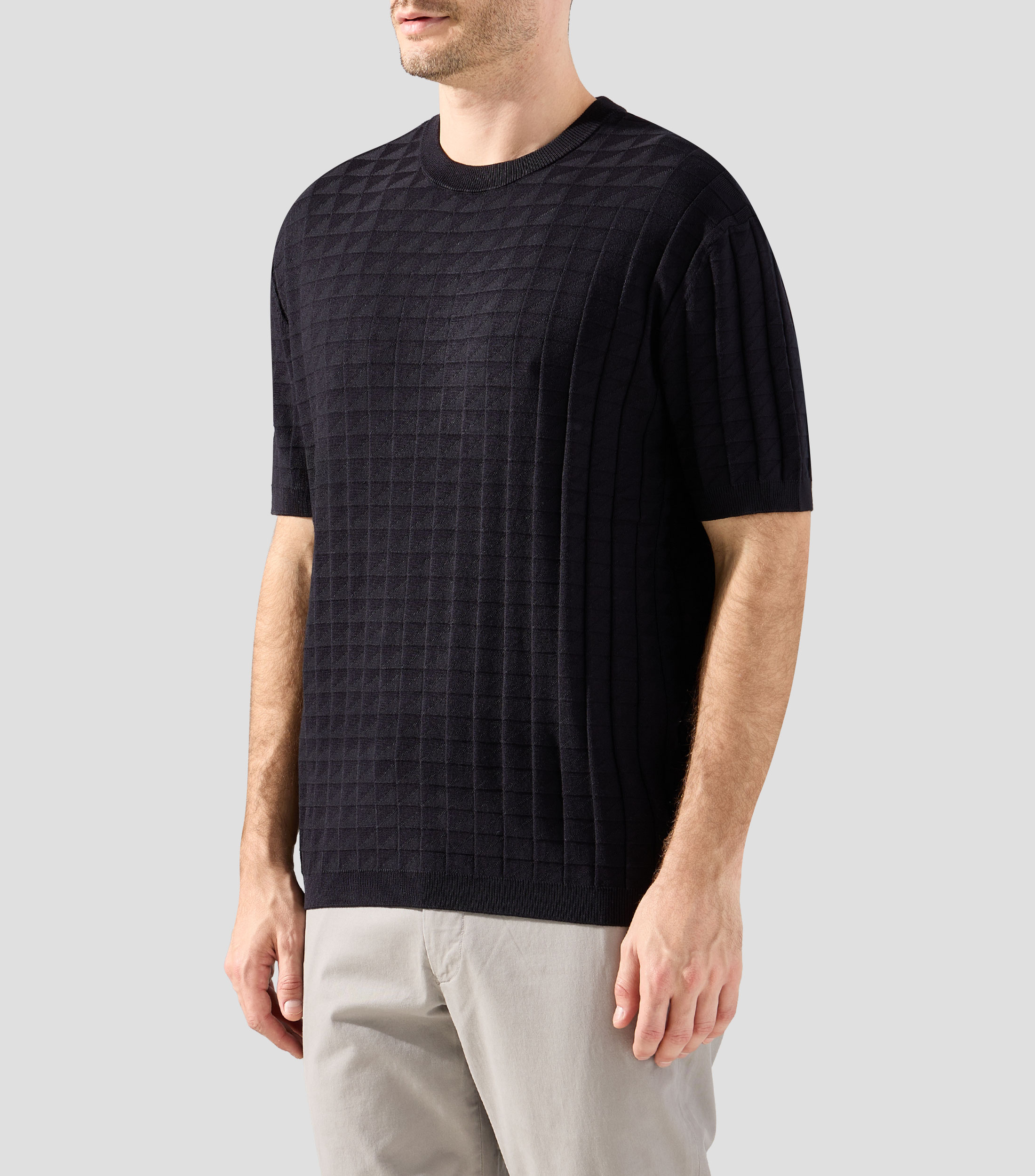 Playera cuello redondo manga corta diseño Hombre