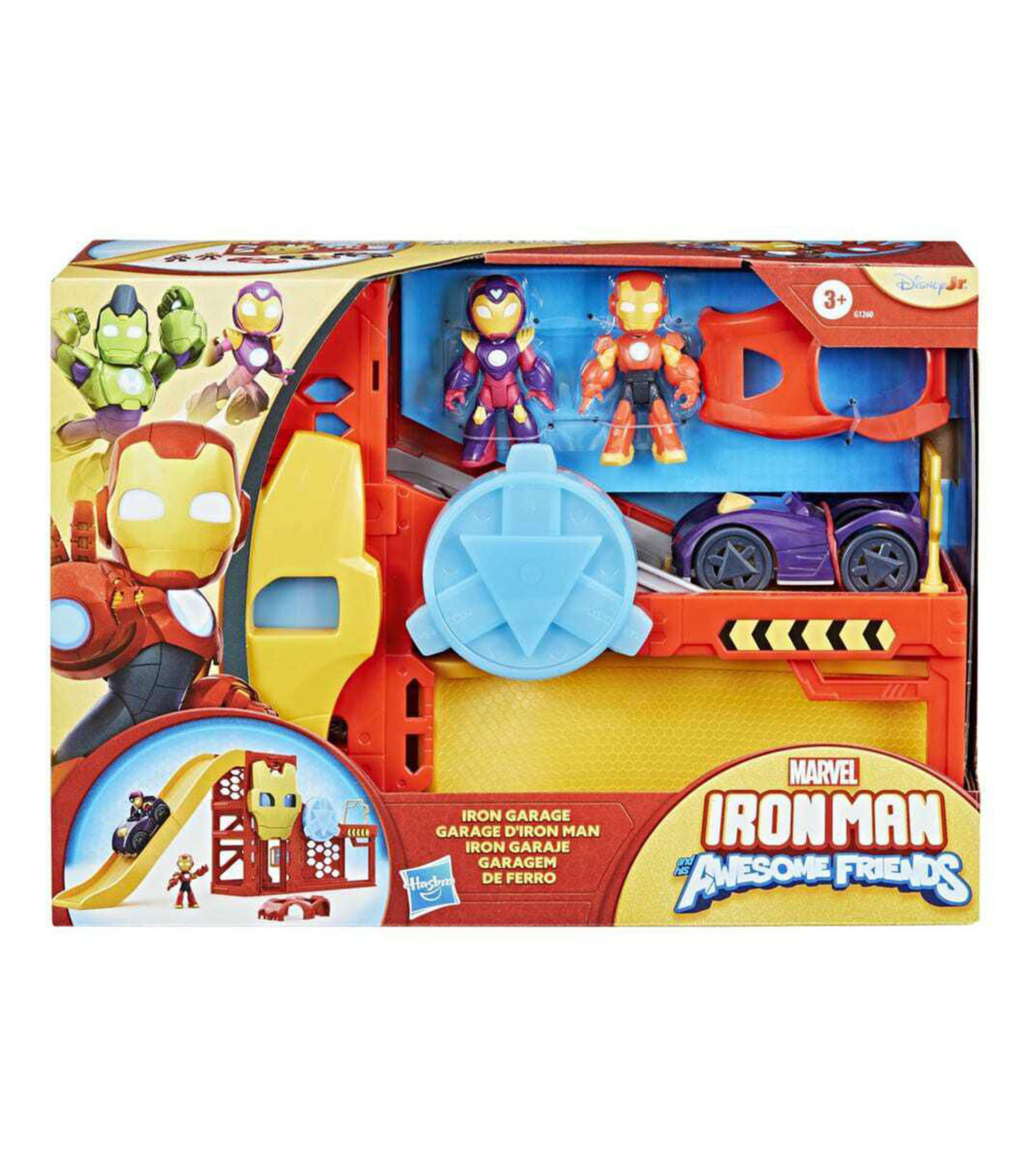 Playset, Marvel Iron Man and his Awesome Friends - Garaje de Iron Man