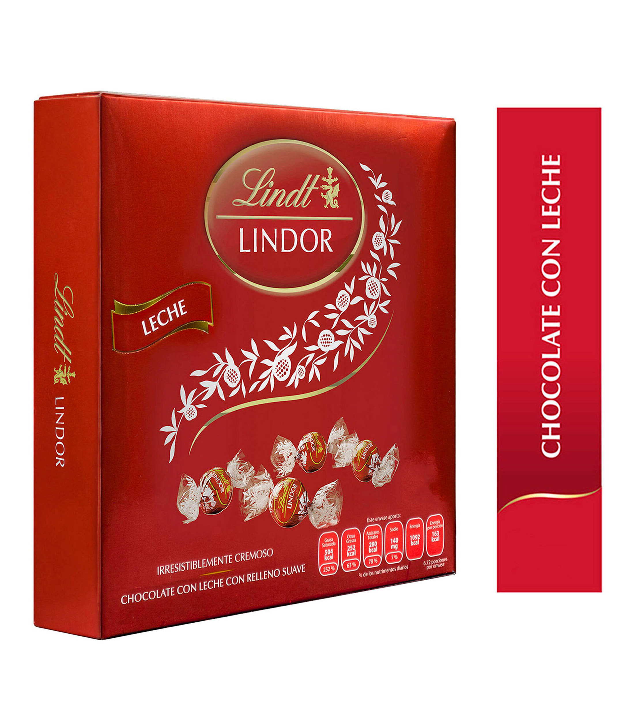 Chocolate con Leche y Relleno Suave Lindor, 168 gr