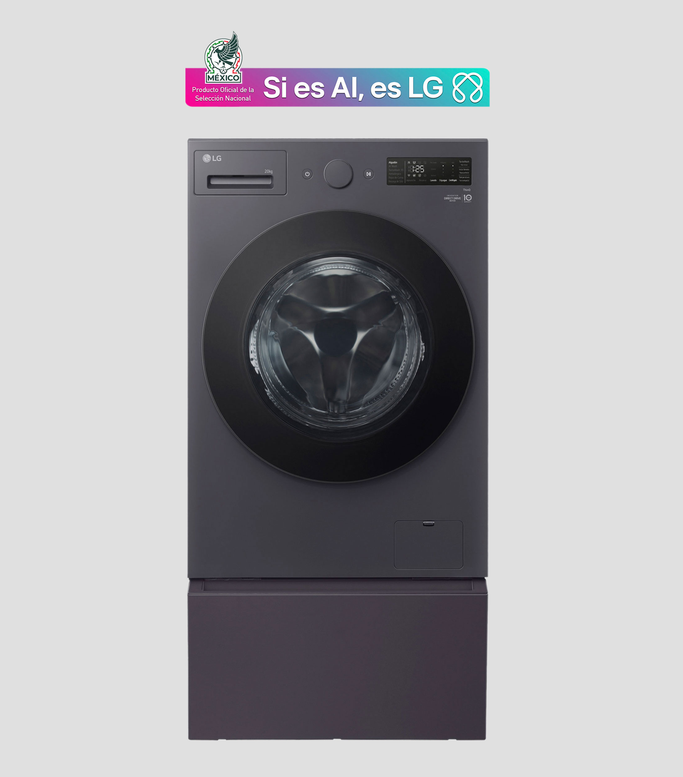 Lavadora Automática, 20 Kg, Carga Frontal WM20EGNTS6