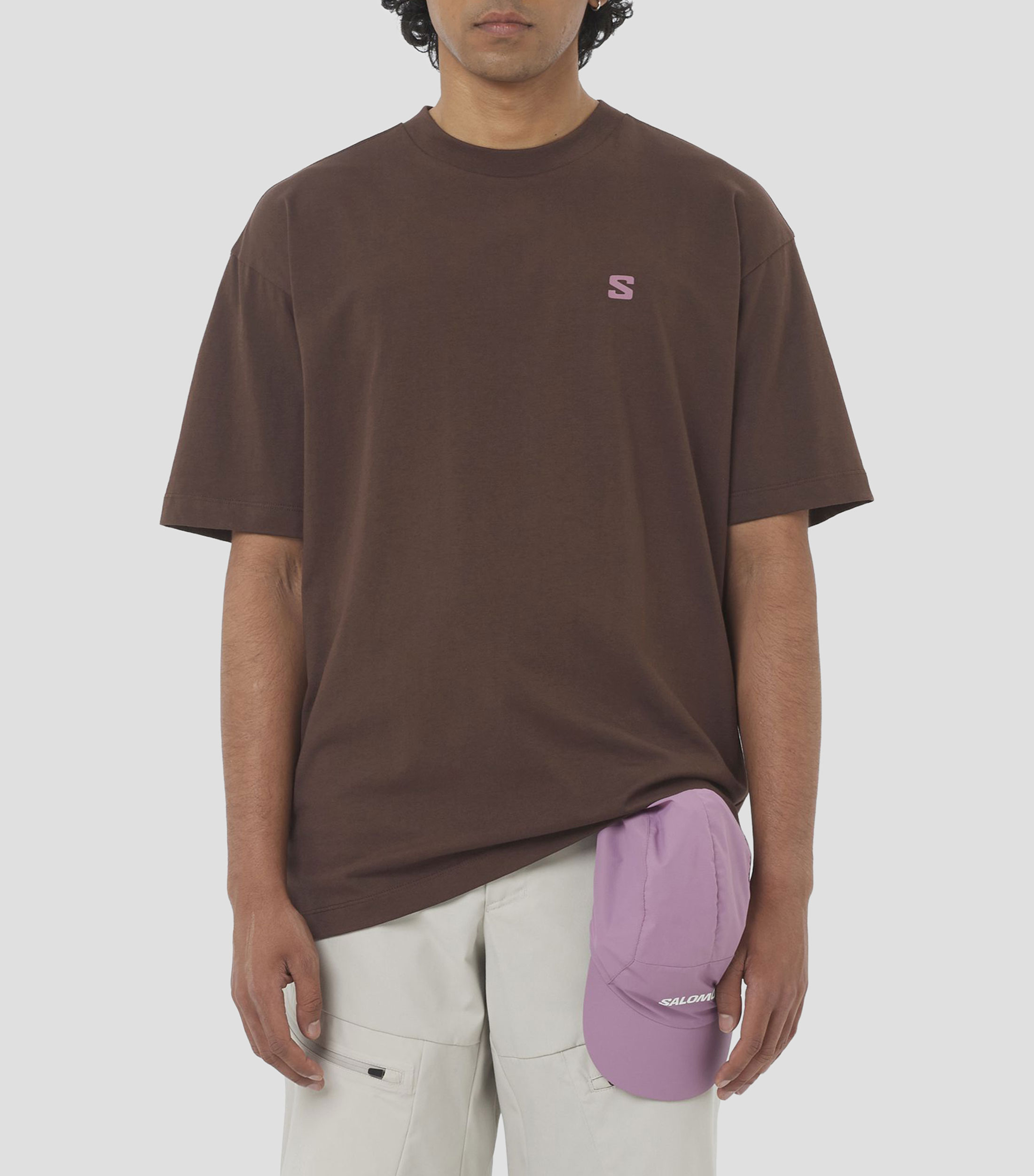 Playera casual con estampado Hombre