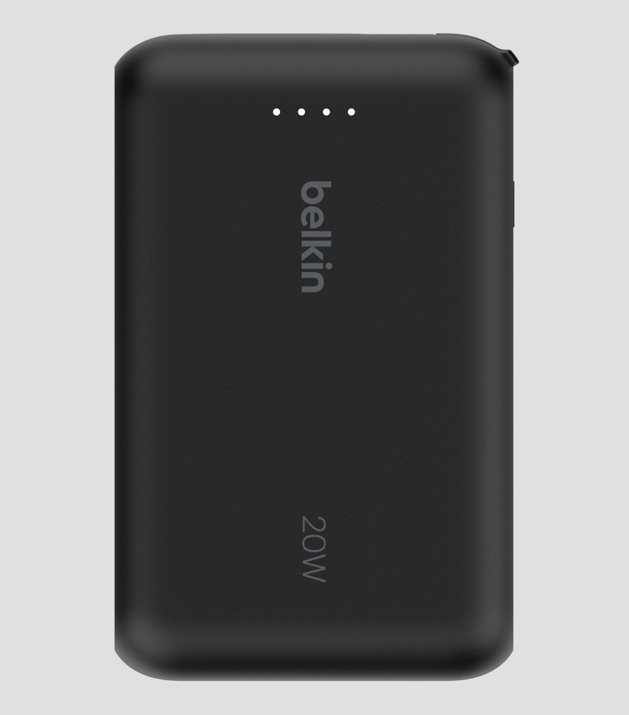 Batería externa portátil 10K de 20 W negro BoostCharge