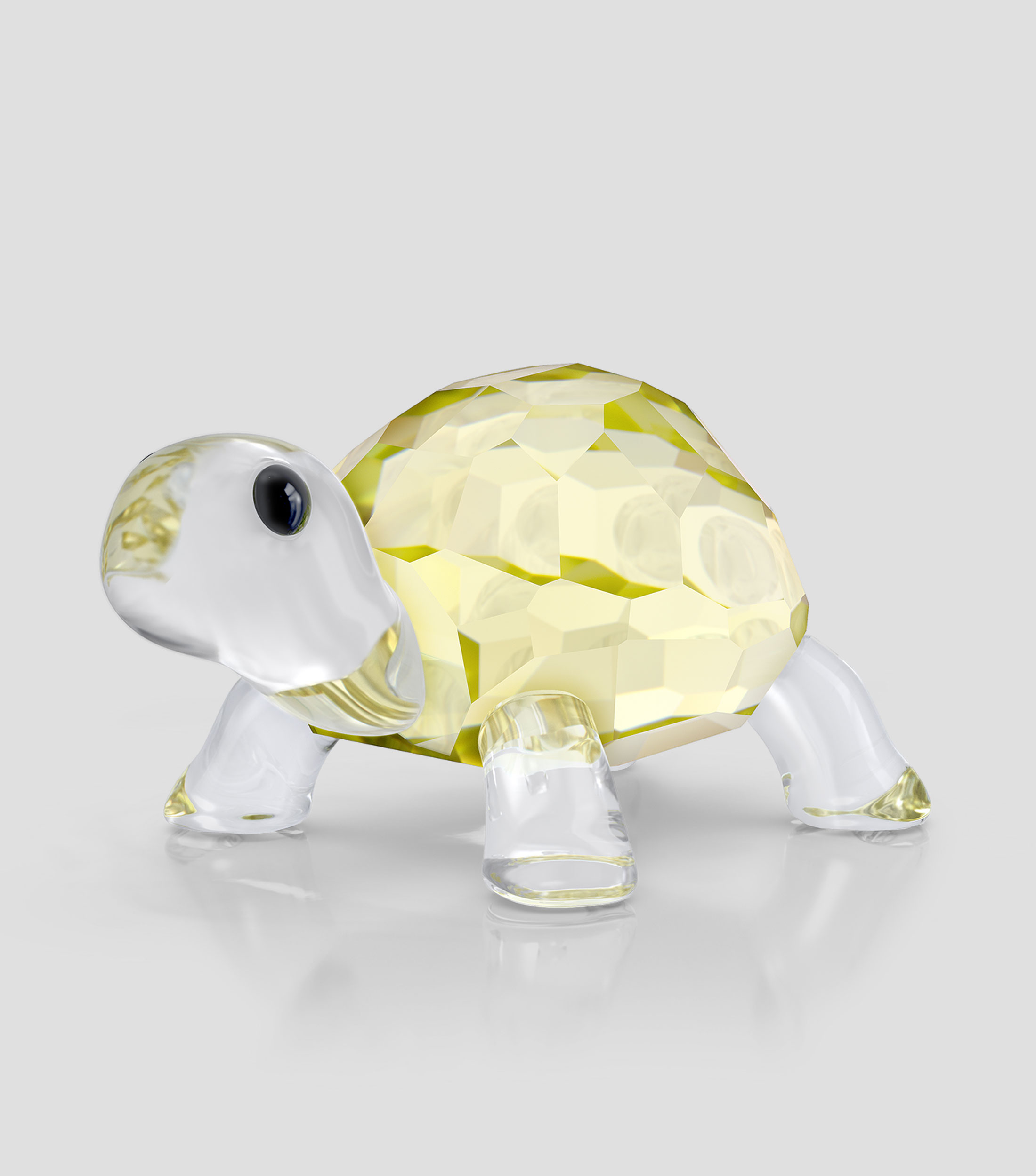 Figura decorativa Idyllia Baby Tortoise en cristal