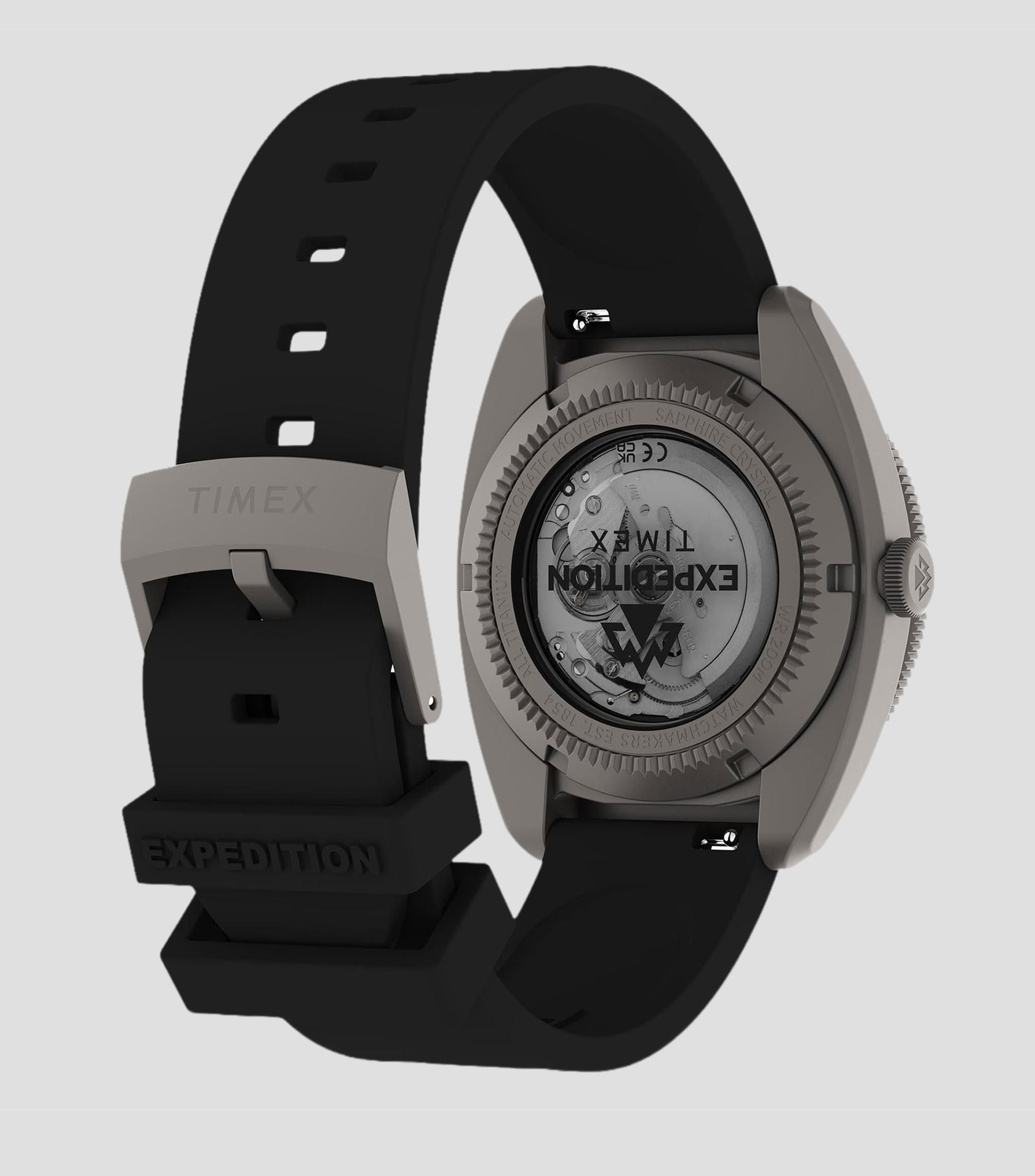 Reloj para hombre Expedition Pioneer casual gris, negro