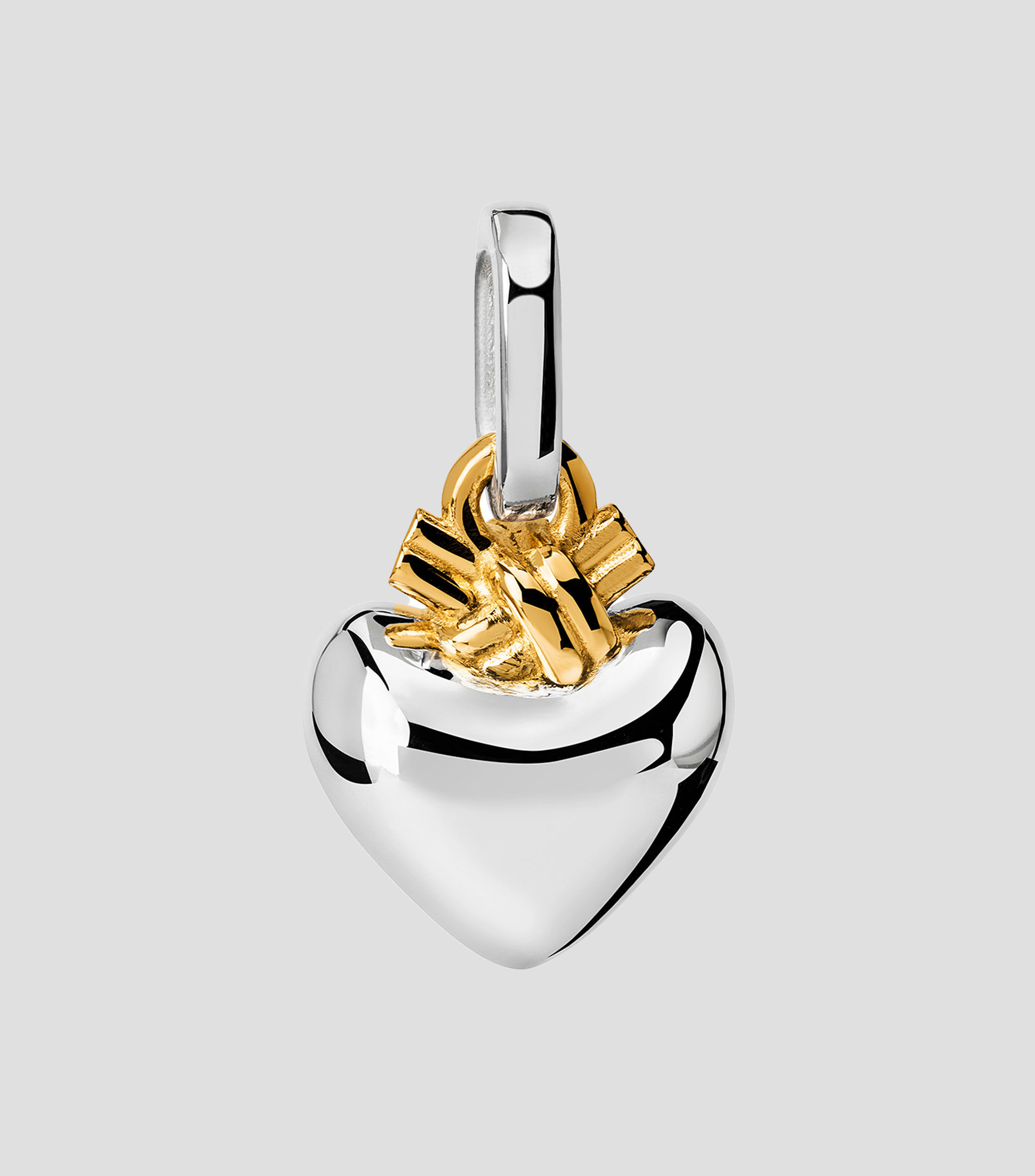 Charm Corazon Anudado en plata Frida Kahlo Unisex