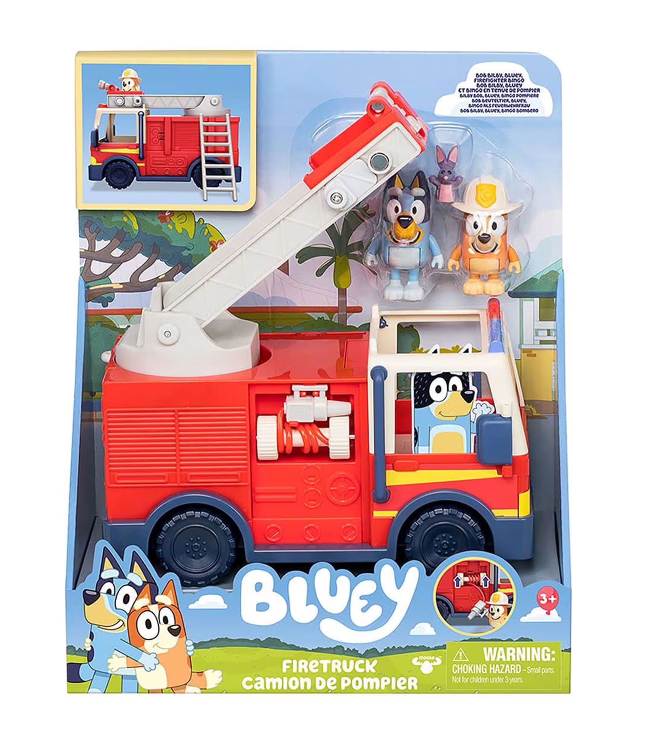 Playset, Bluey - Camión de Bomberos