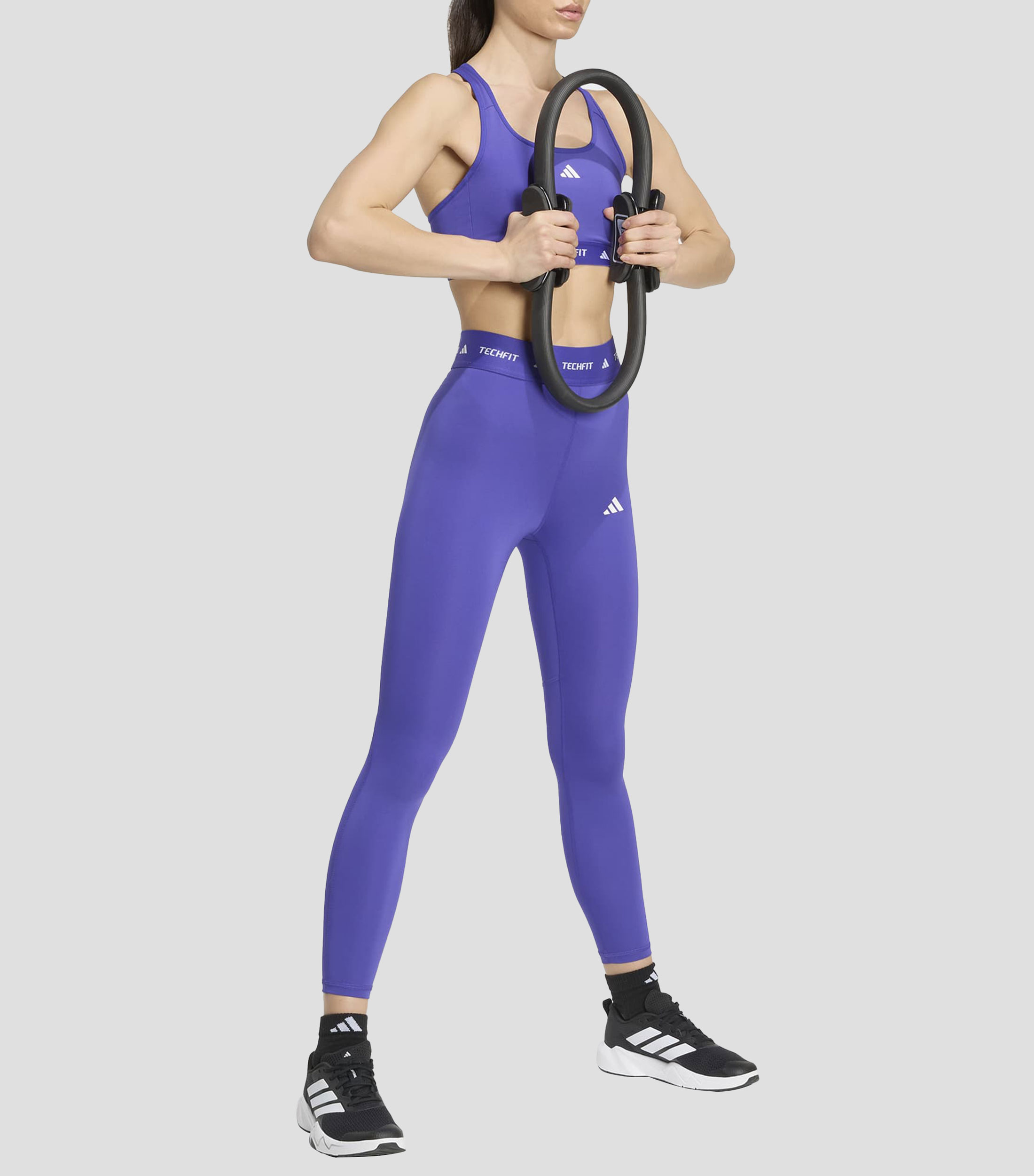 Leggings para entrenamiento liso Mujer