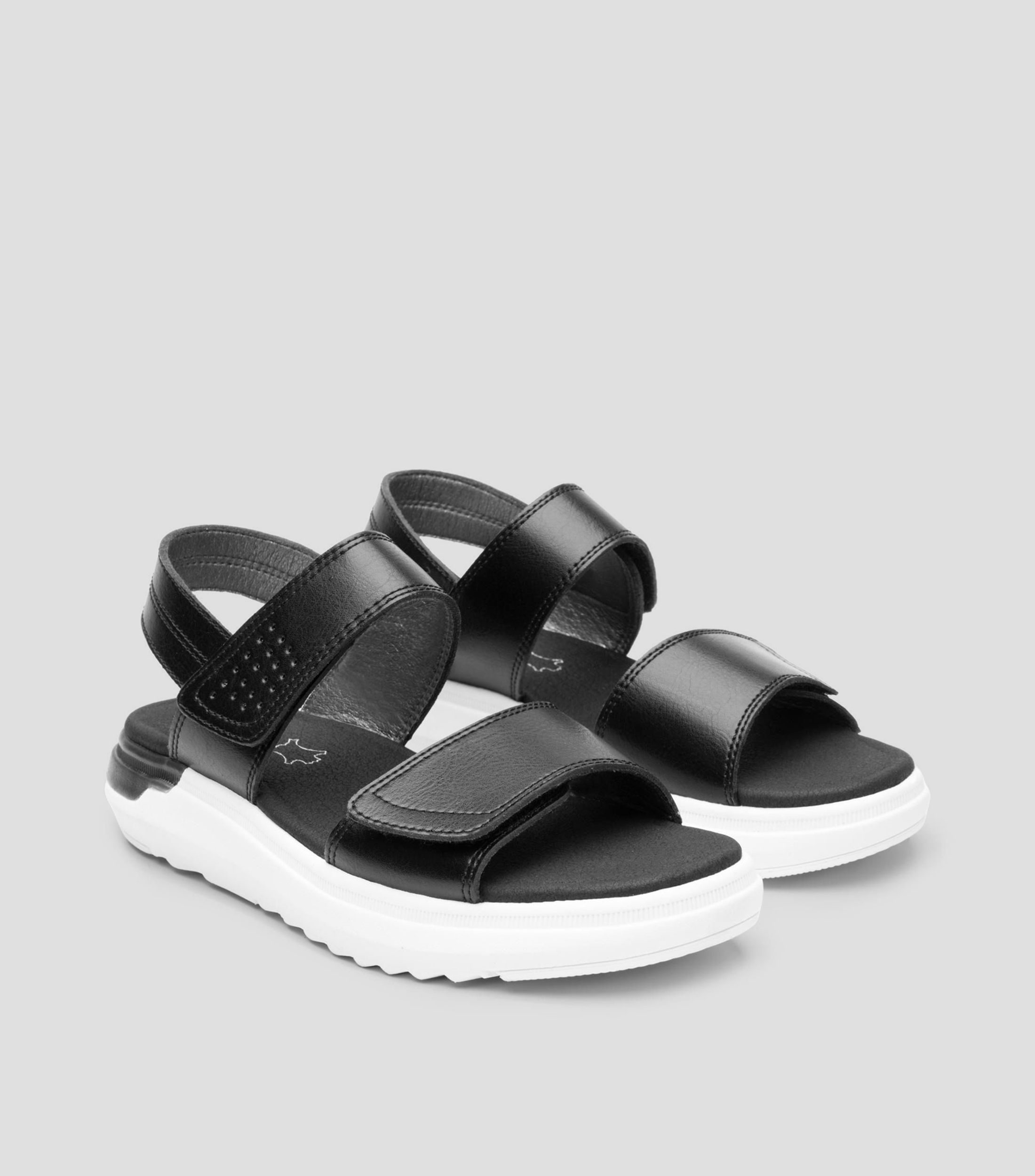 Sandalias planas con plataforma Fraga Mujer