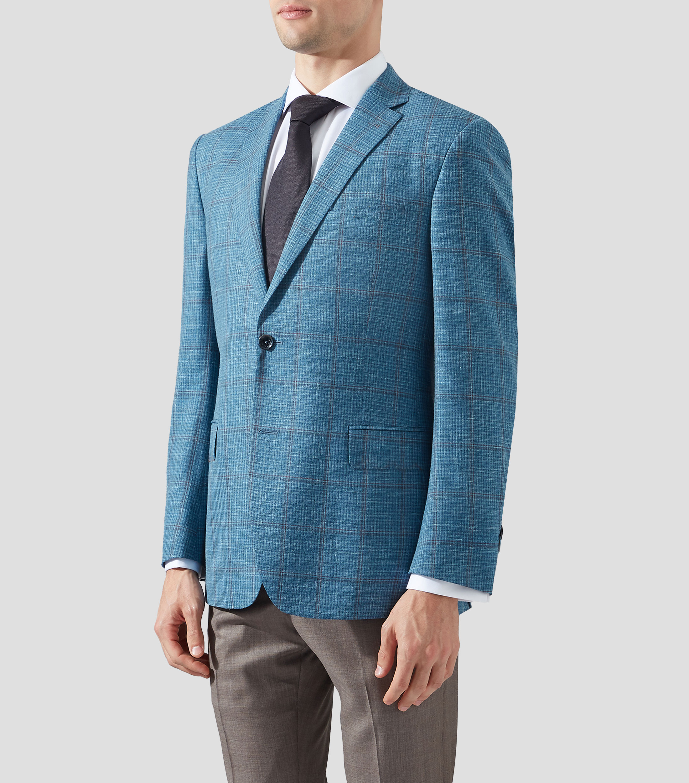 Saco cuadros Hombre