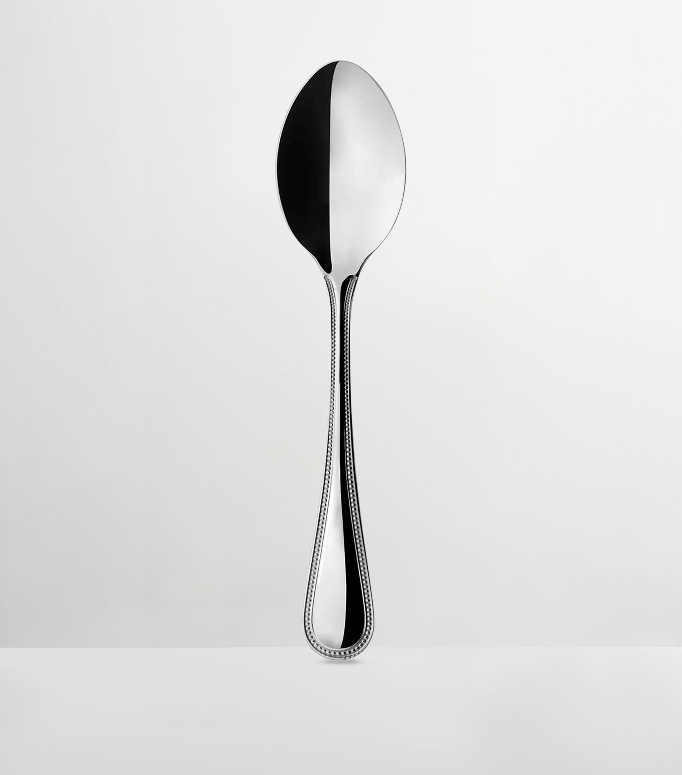Cuchara para postre Perle en acero inoxidable