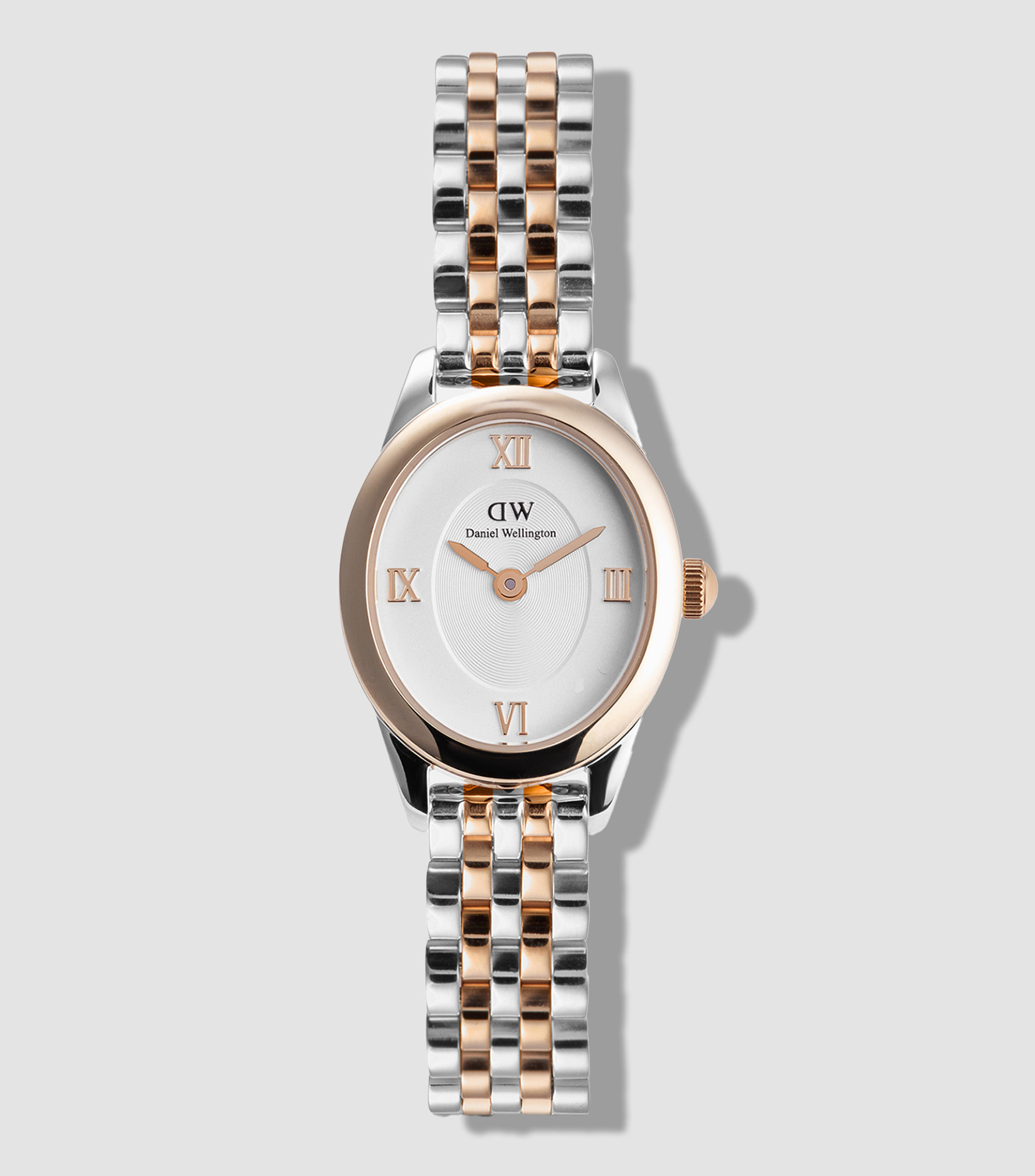 Reloj para Mujer Casual, Oro Rosa, Plateado