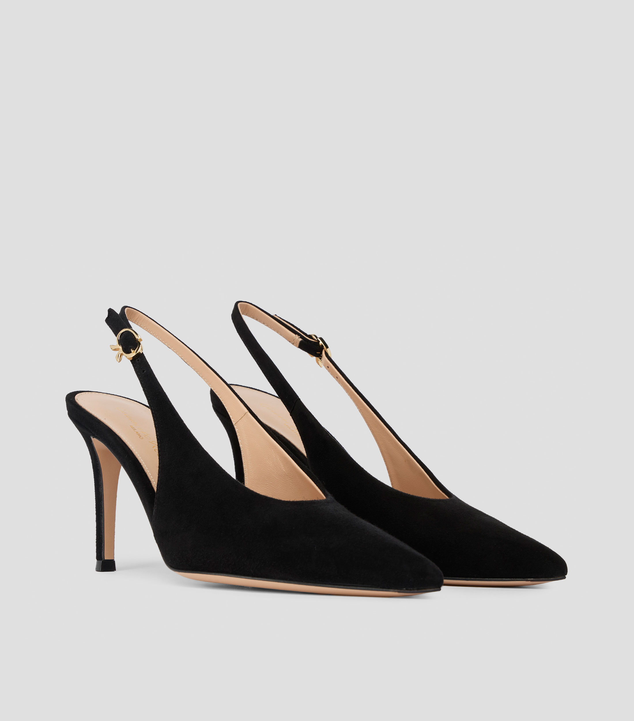 Zapatillas slingback Robbie con tacon alto de aguja Mujer