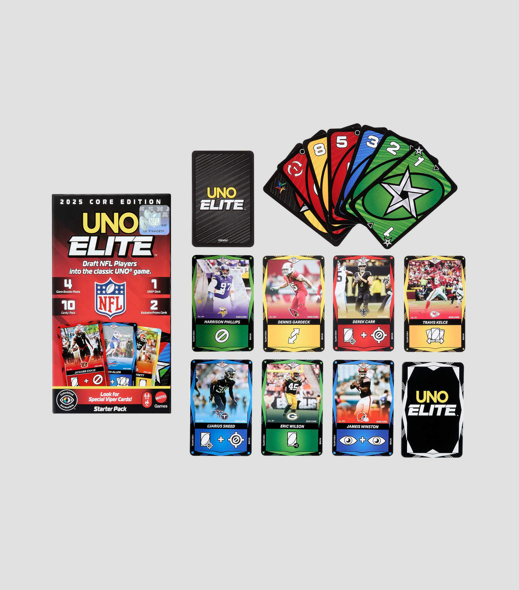 Juego de Mesa UNO Elite NFL Starter Pack