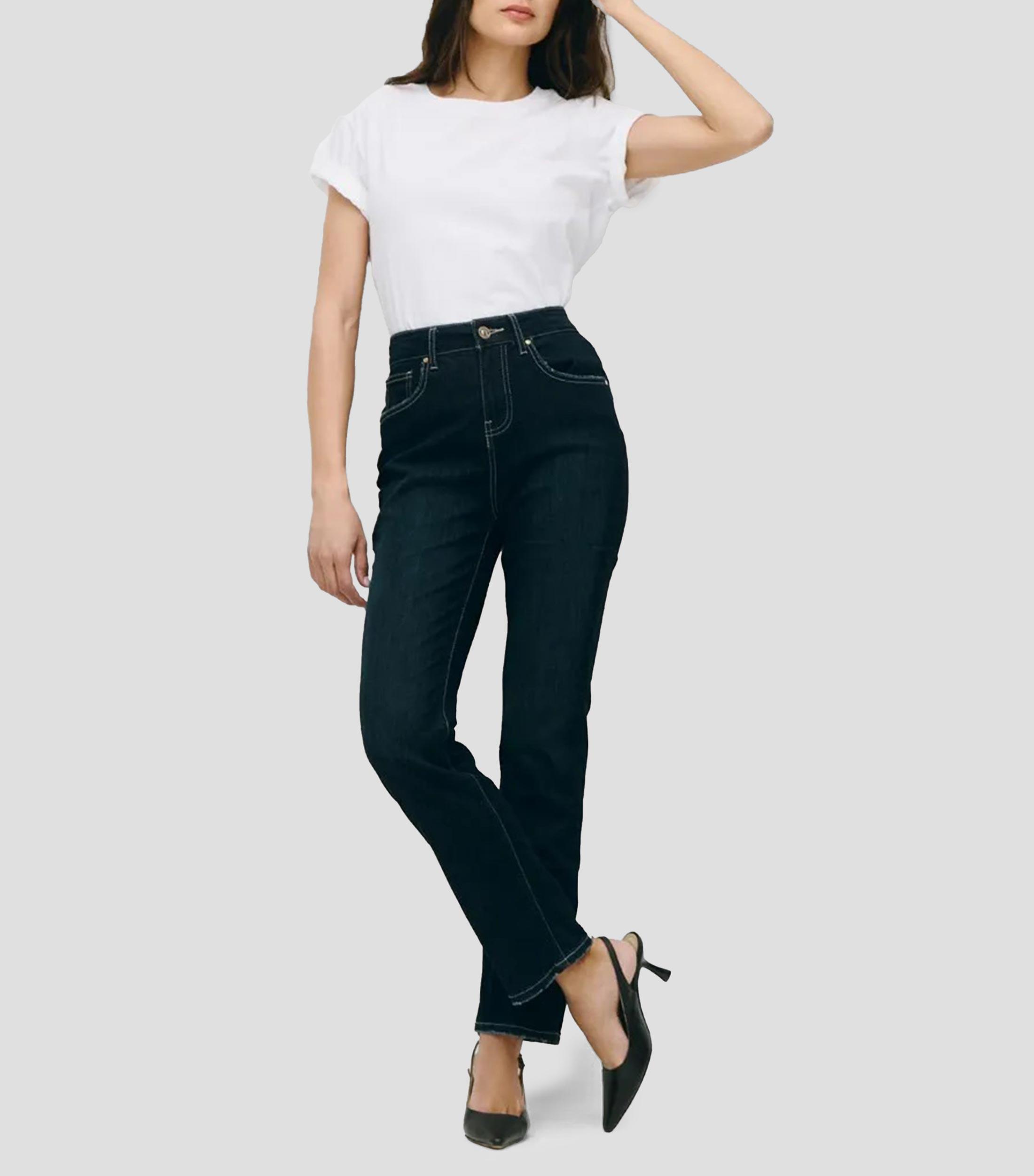 Jeans recto Mujer