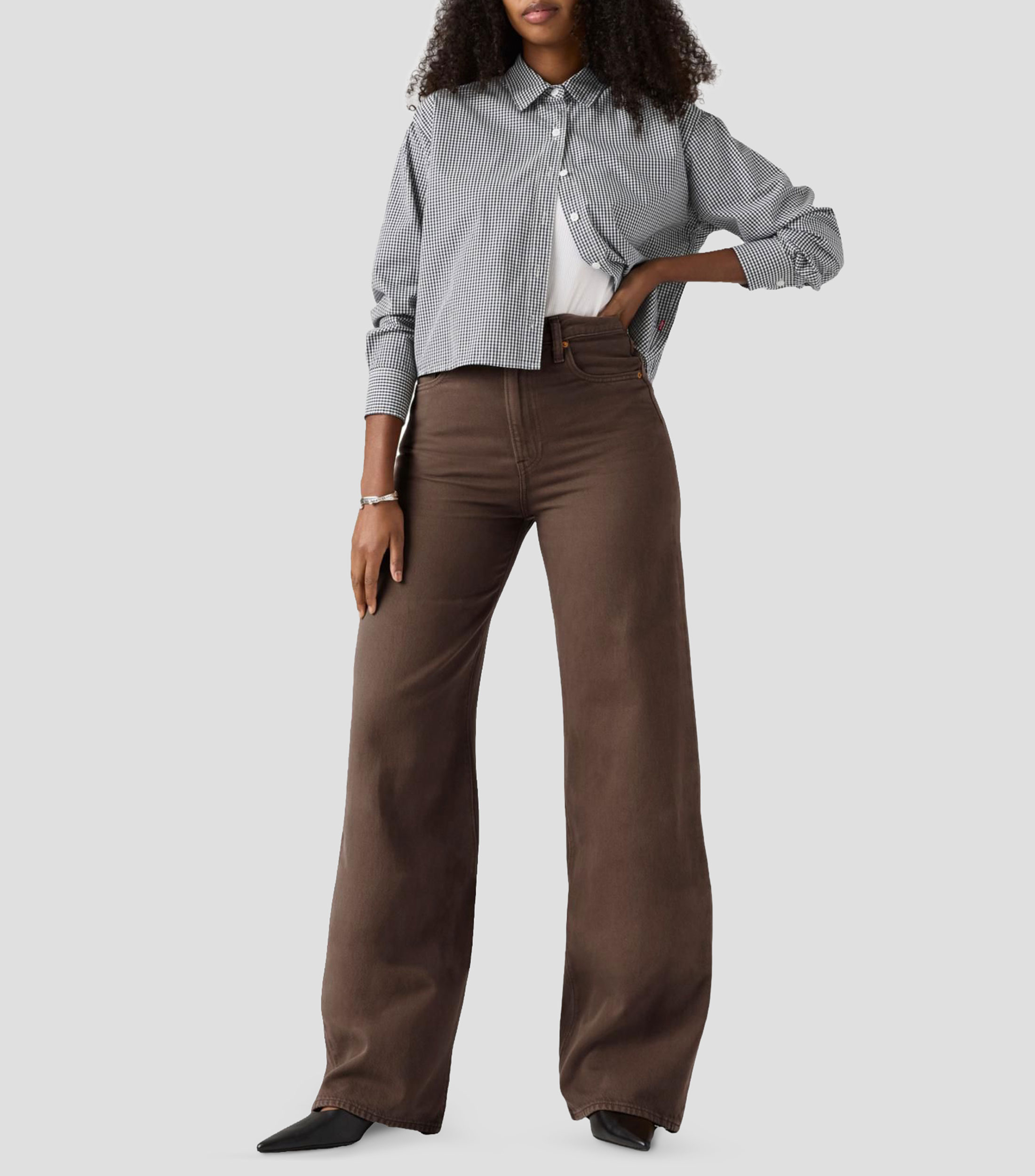 Jeans de corte ajustado Mujer