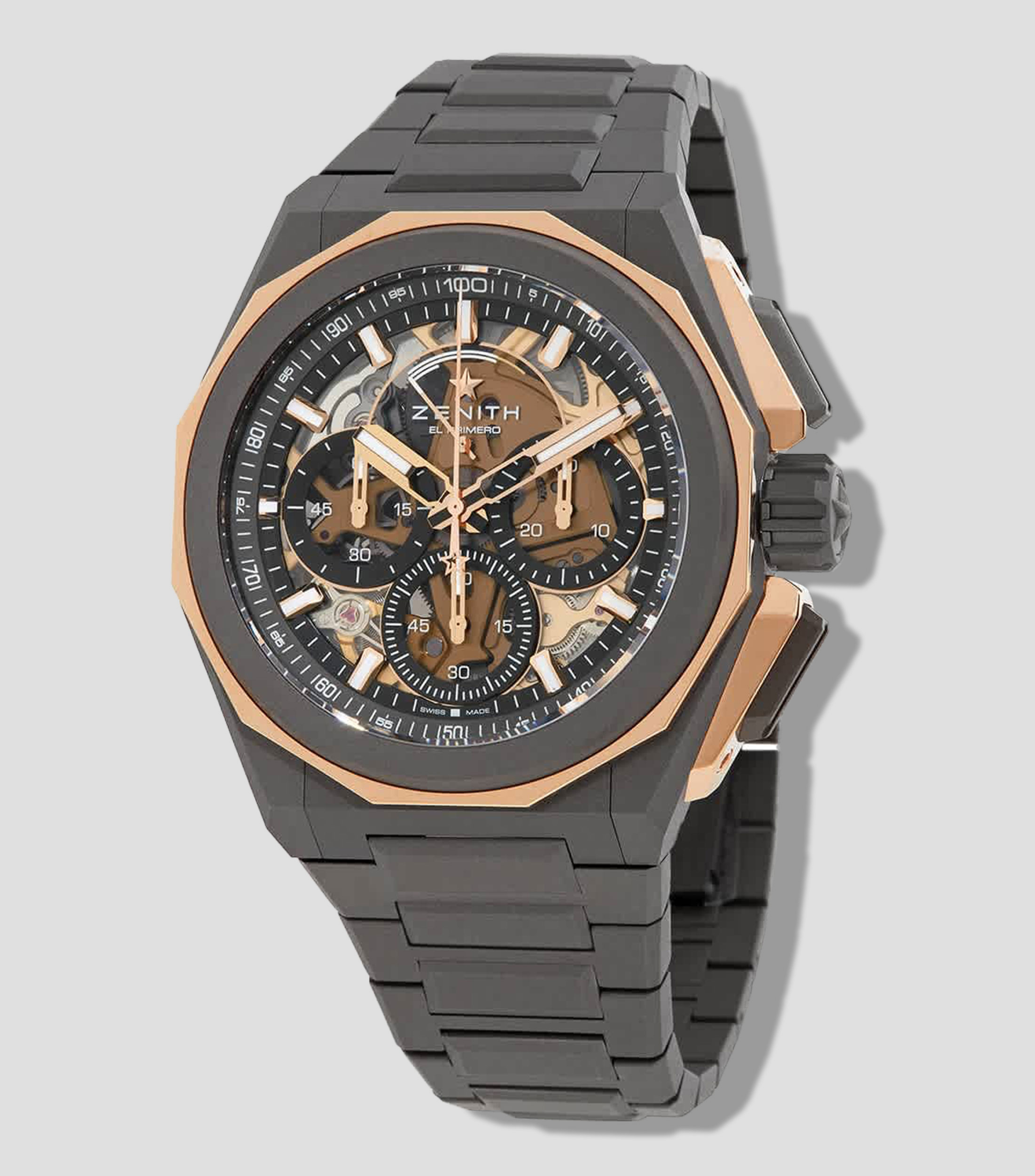 Reloj para Hombre Defy casual gris, oro rosa