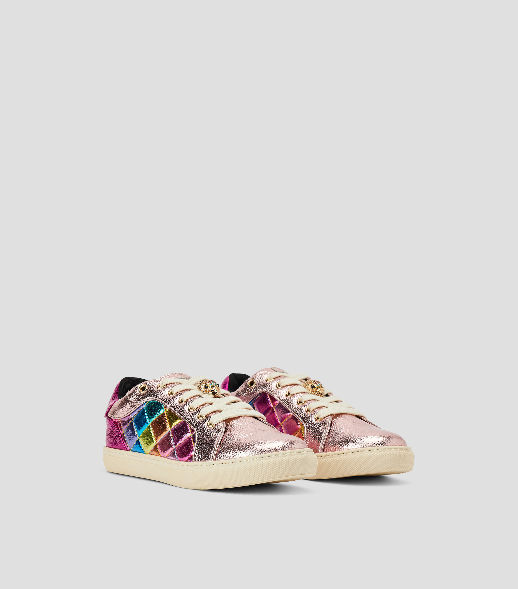 Tenis casuales Mini Lane Charm en piel vacuna Niña