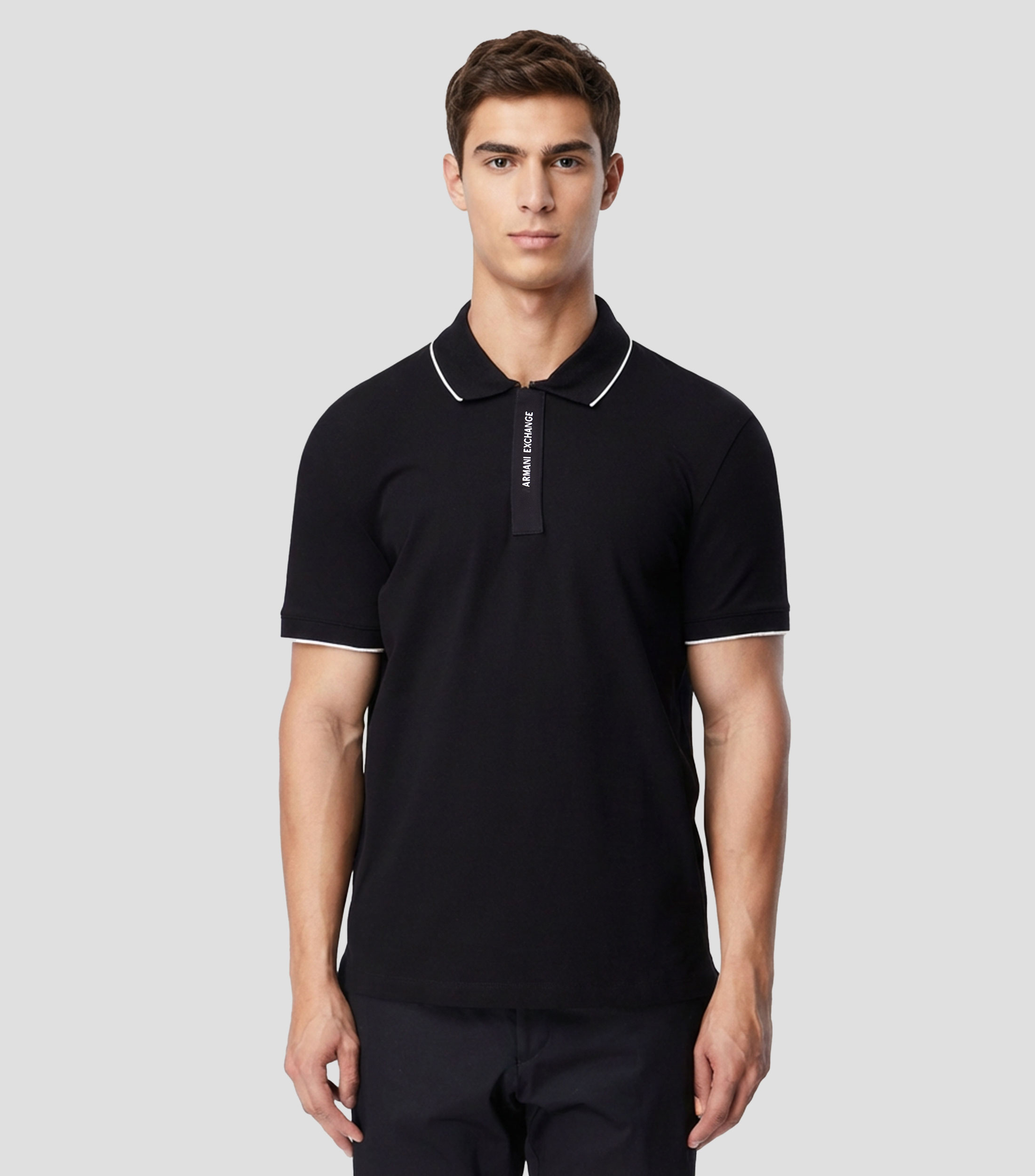 Playera tipo polo con manga corta Hombre