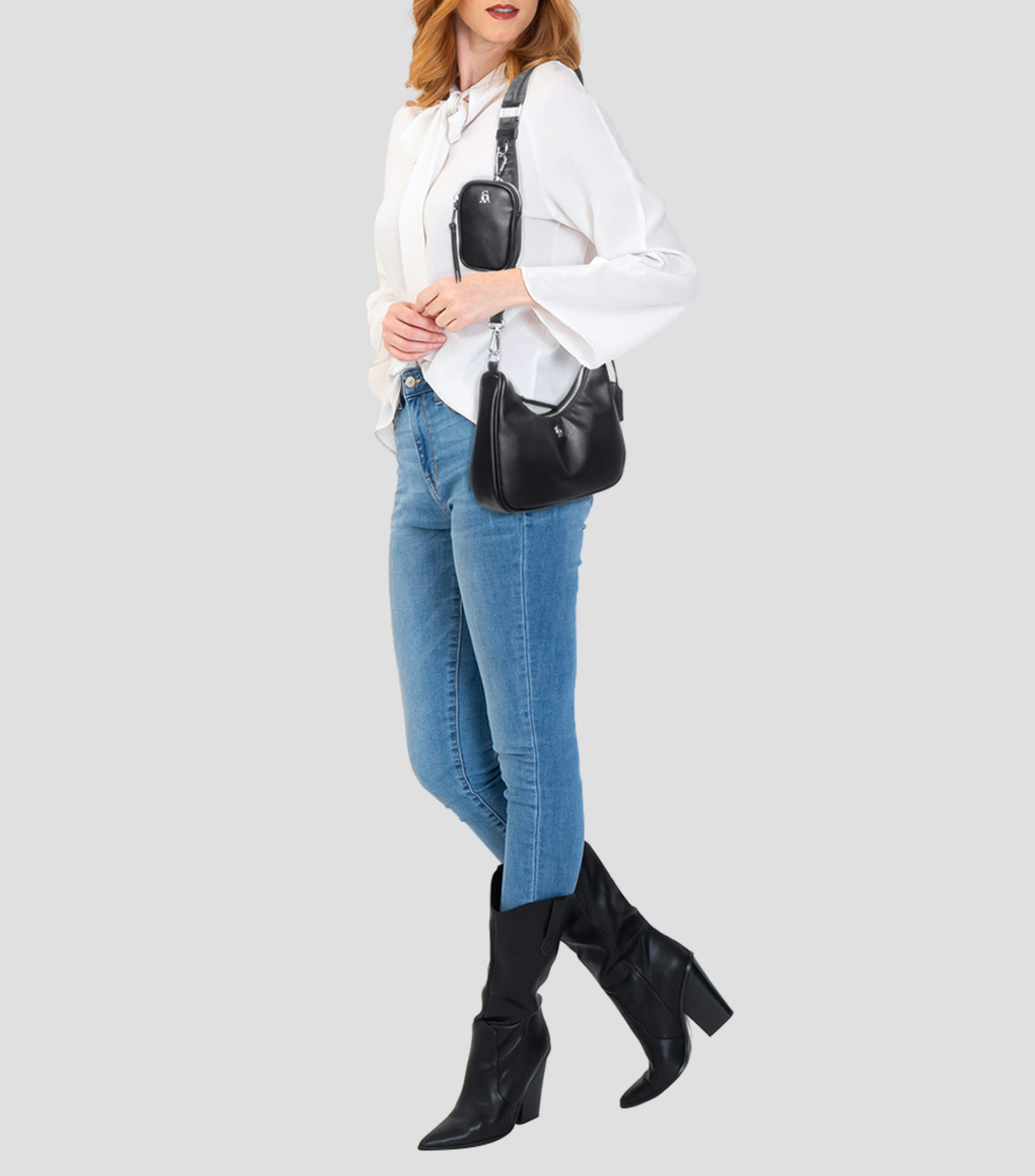Bolsa Crossbody Negro Mujer