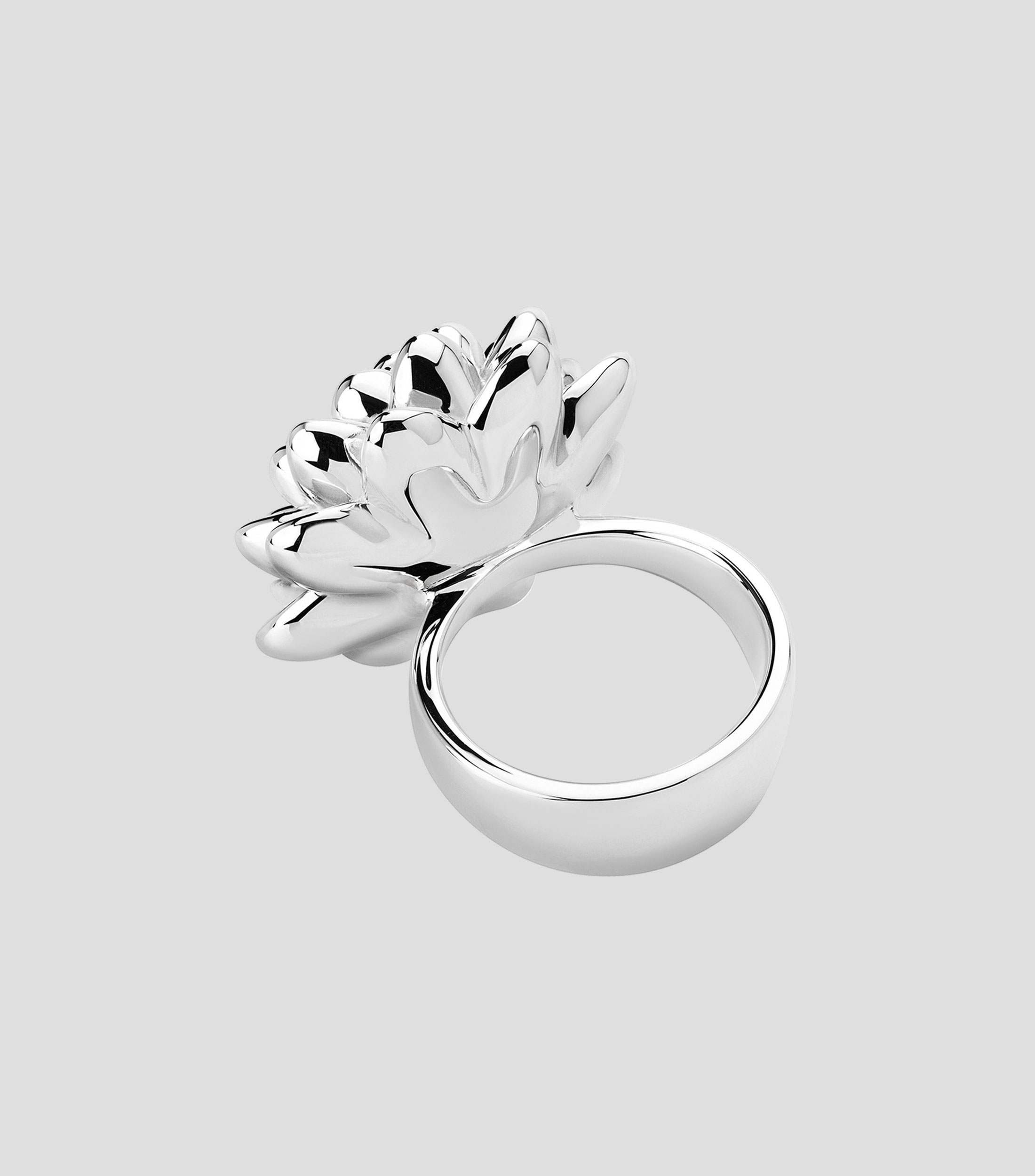Anillo en plata Dalia Diamantes Mujer