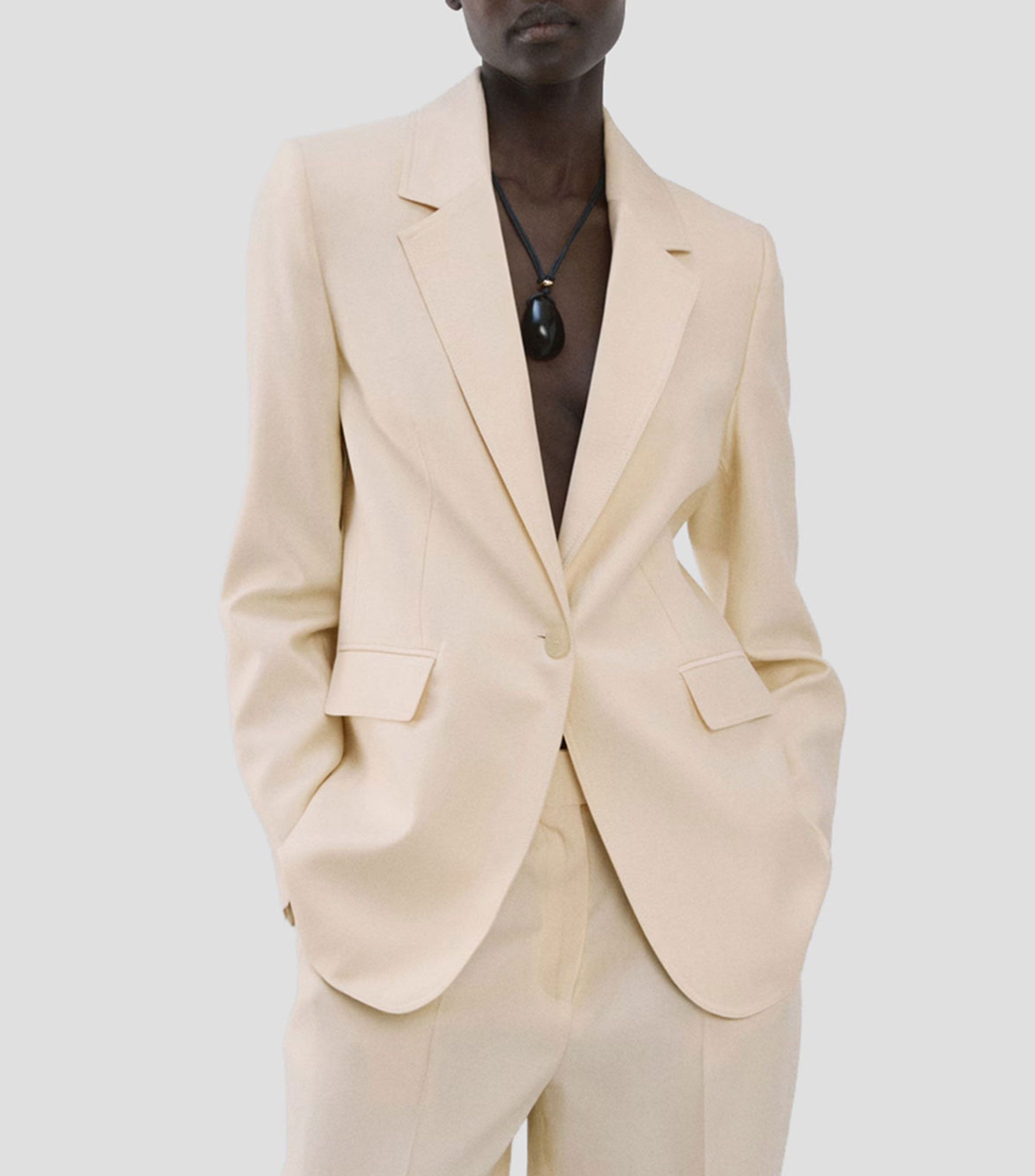 Blazer liso Mujer