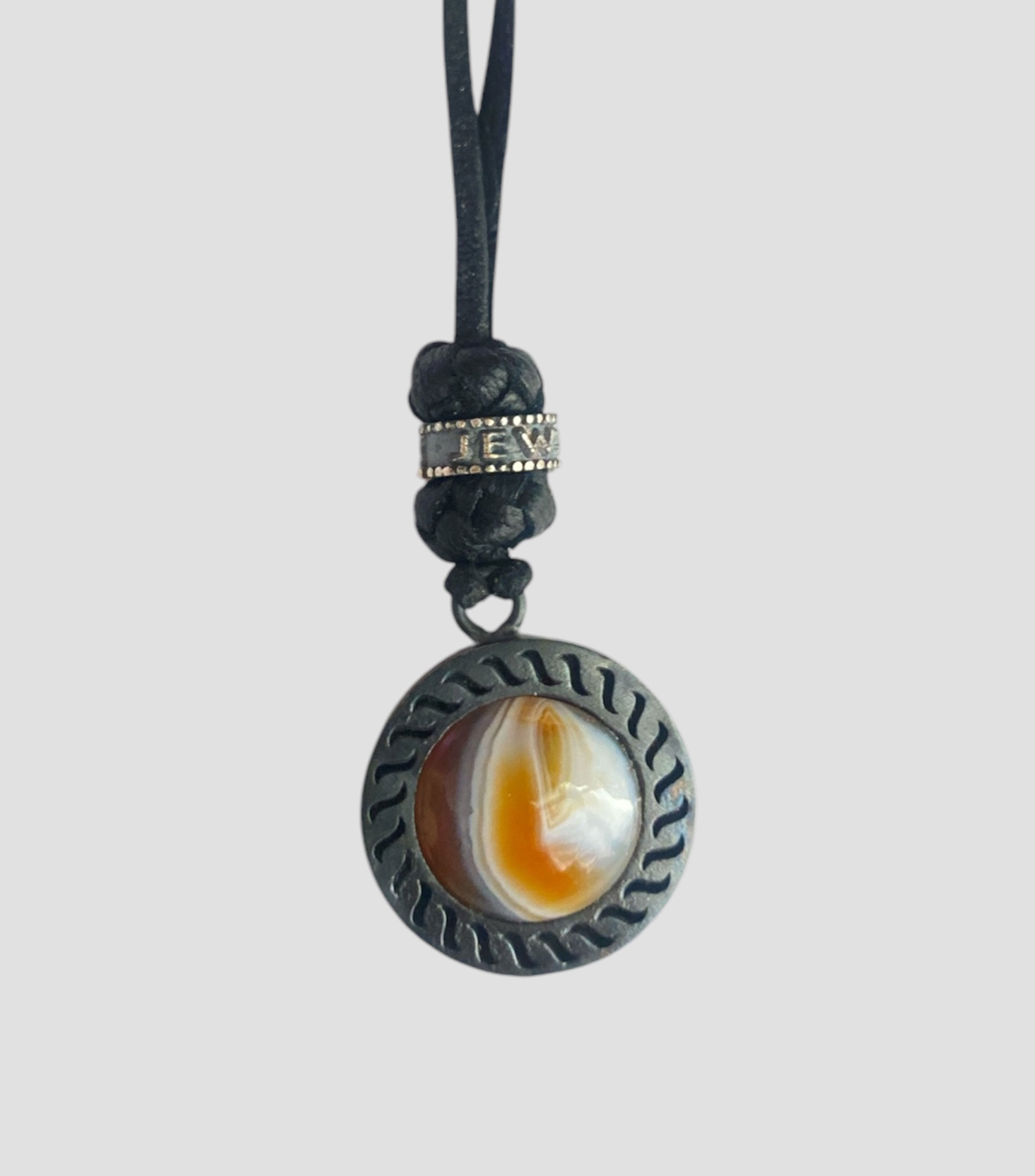 Collar con Agata Hombre