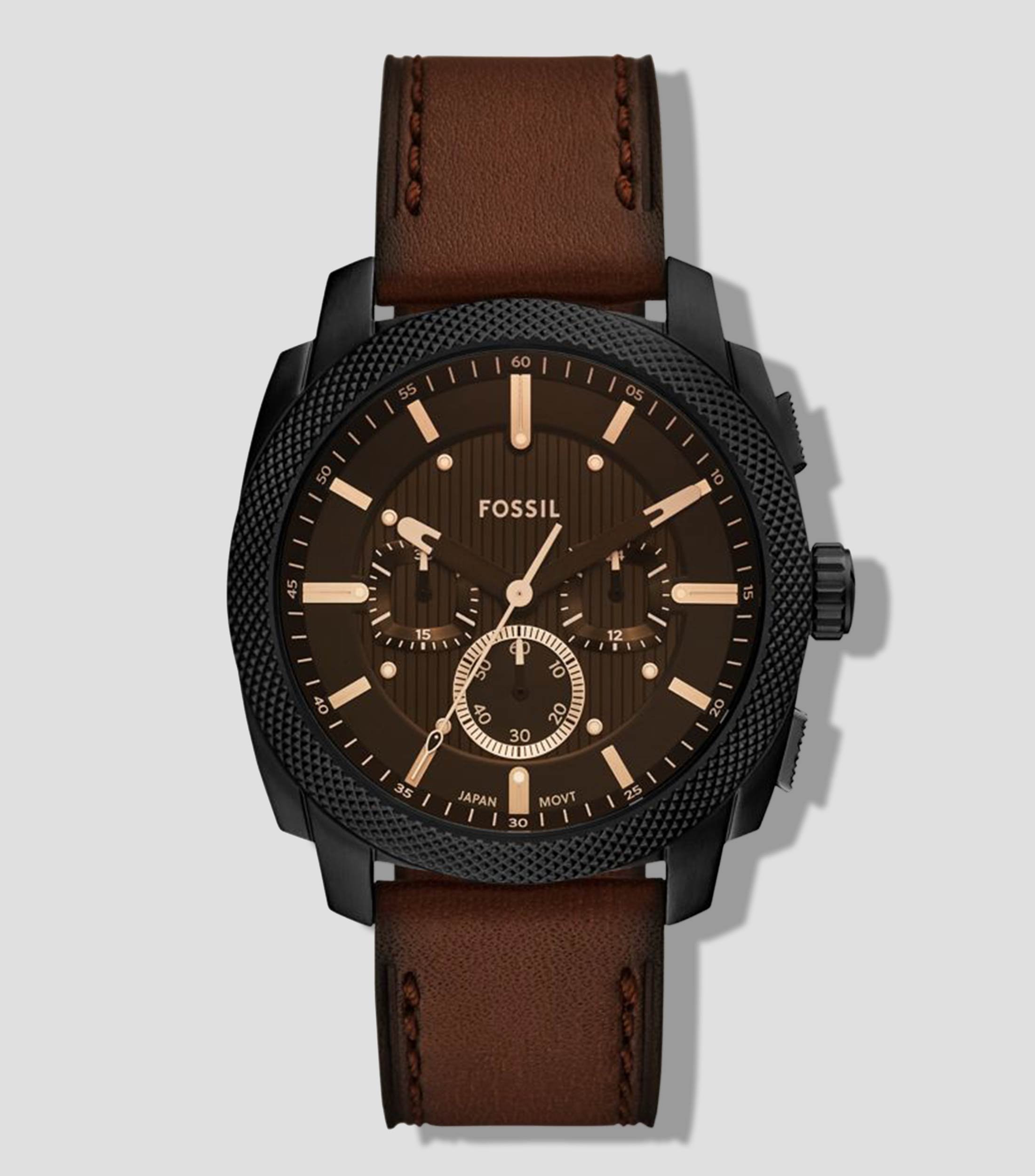 Reloj para Hombre Machine Negro, Cafe