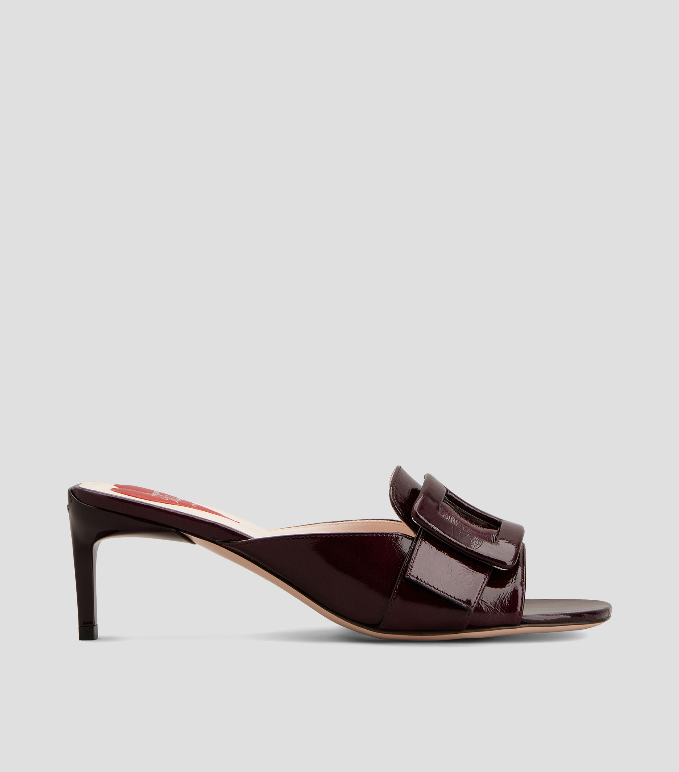 Sandalias de tacón bajo ancho Mujer
