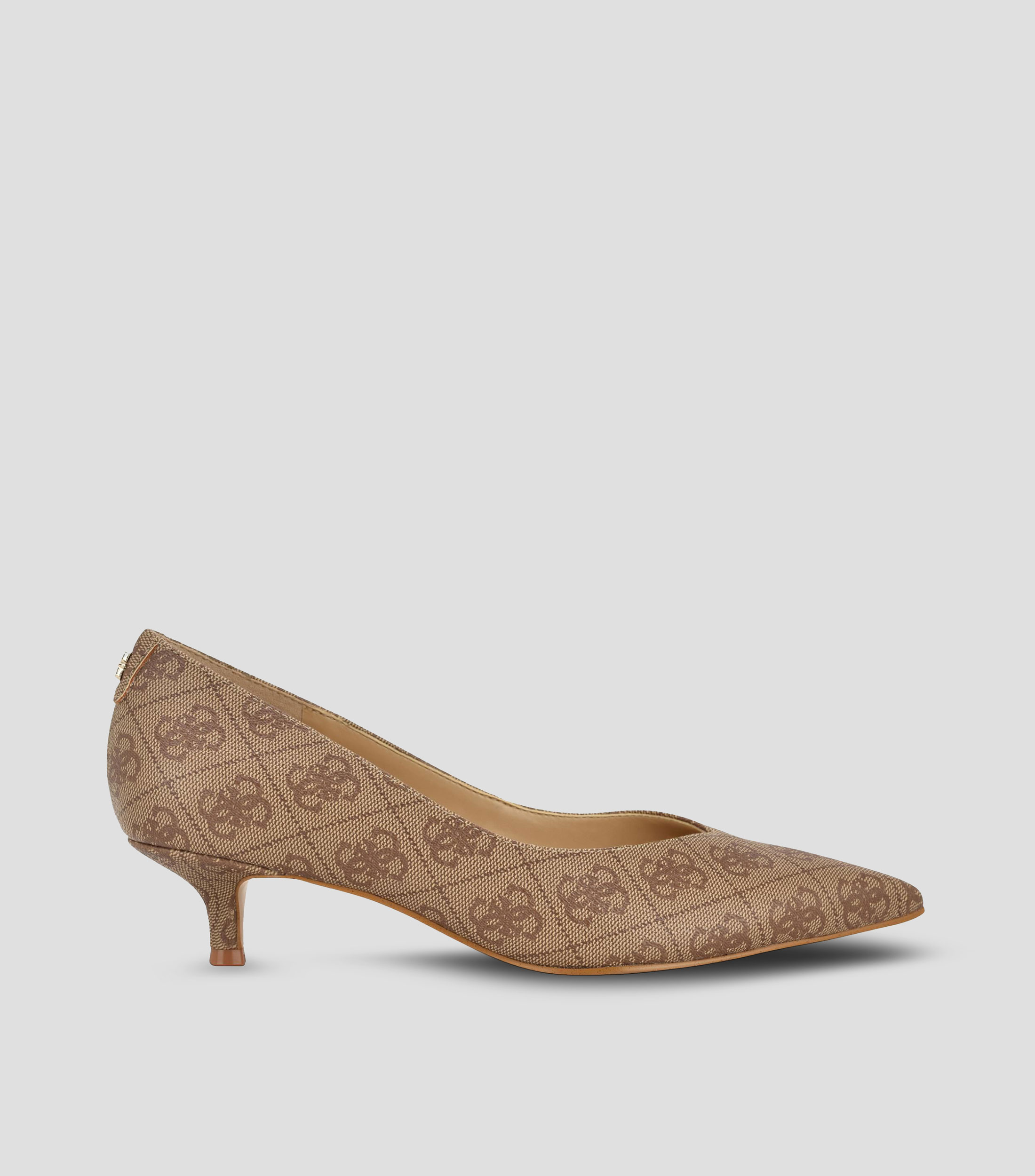 Zapatillas Pump con tacón bajo de aguja Mujer