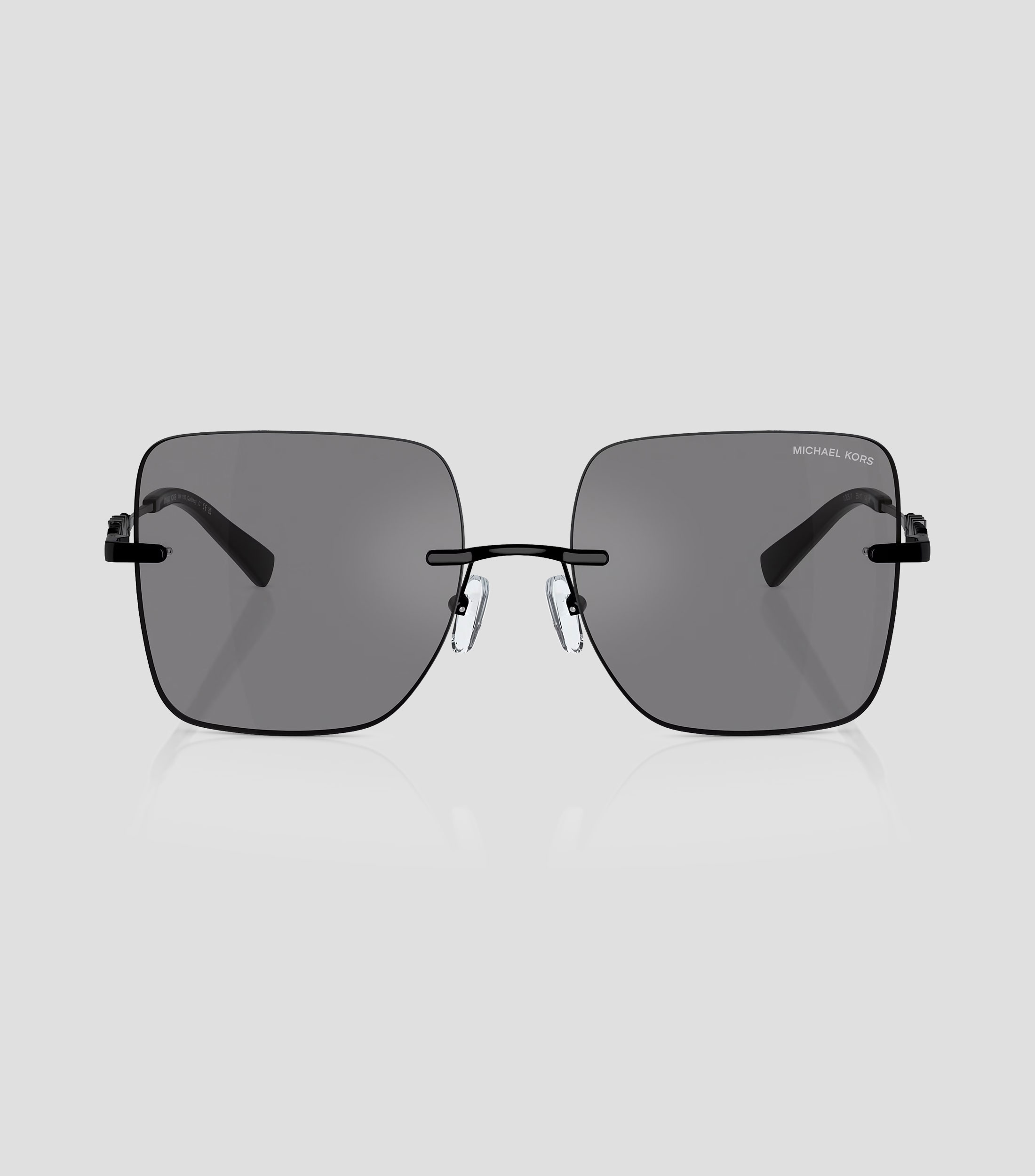 Lentes de sol cuadrados Quebec negros Mujer
