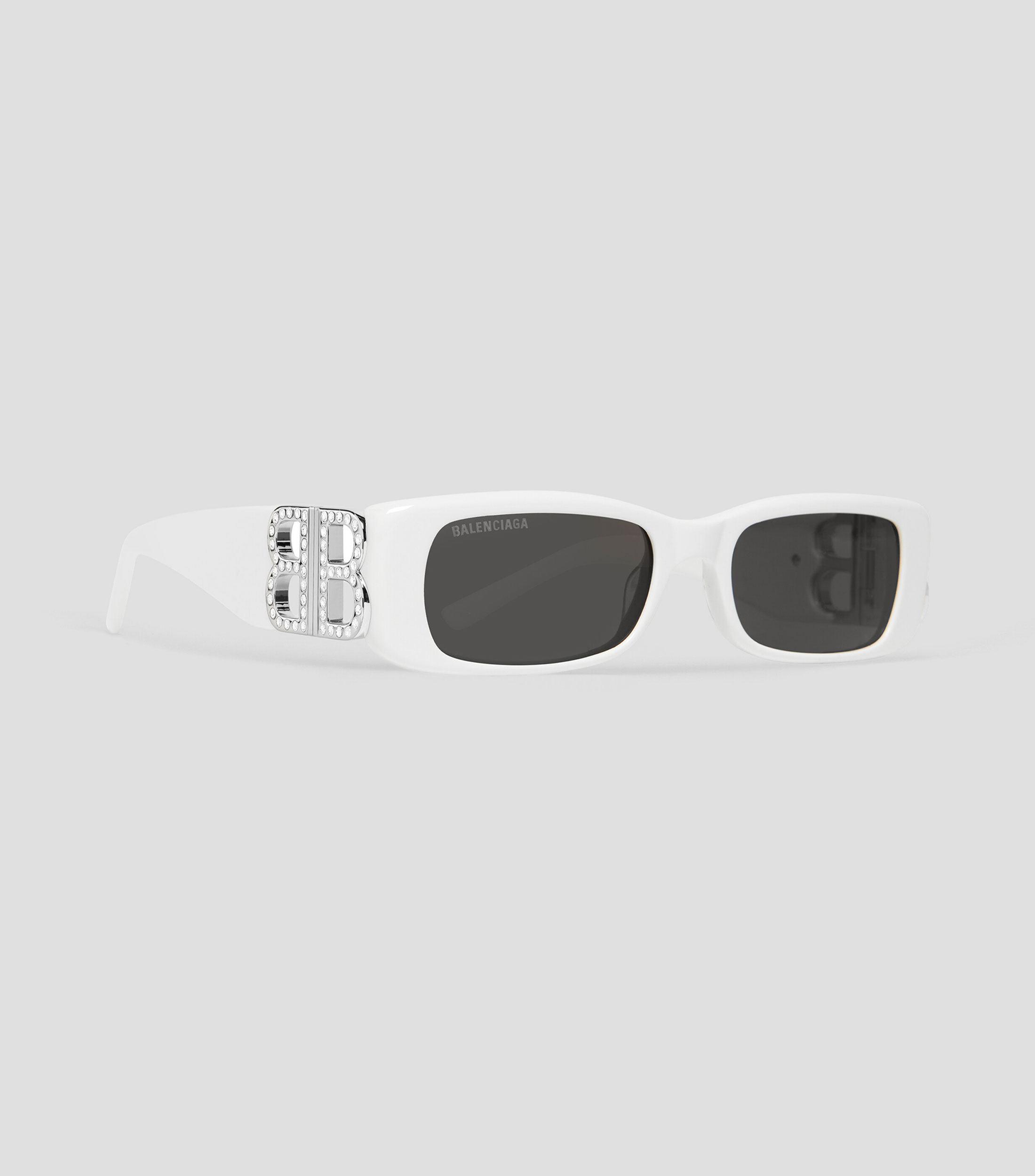 Lentes de sol rectangulares Dynasty blancos Mujer
