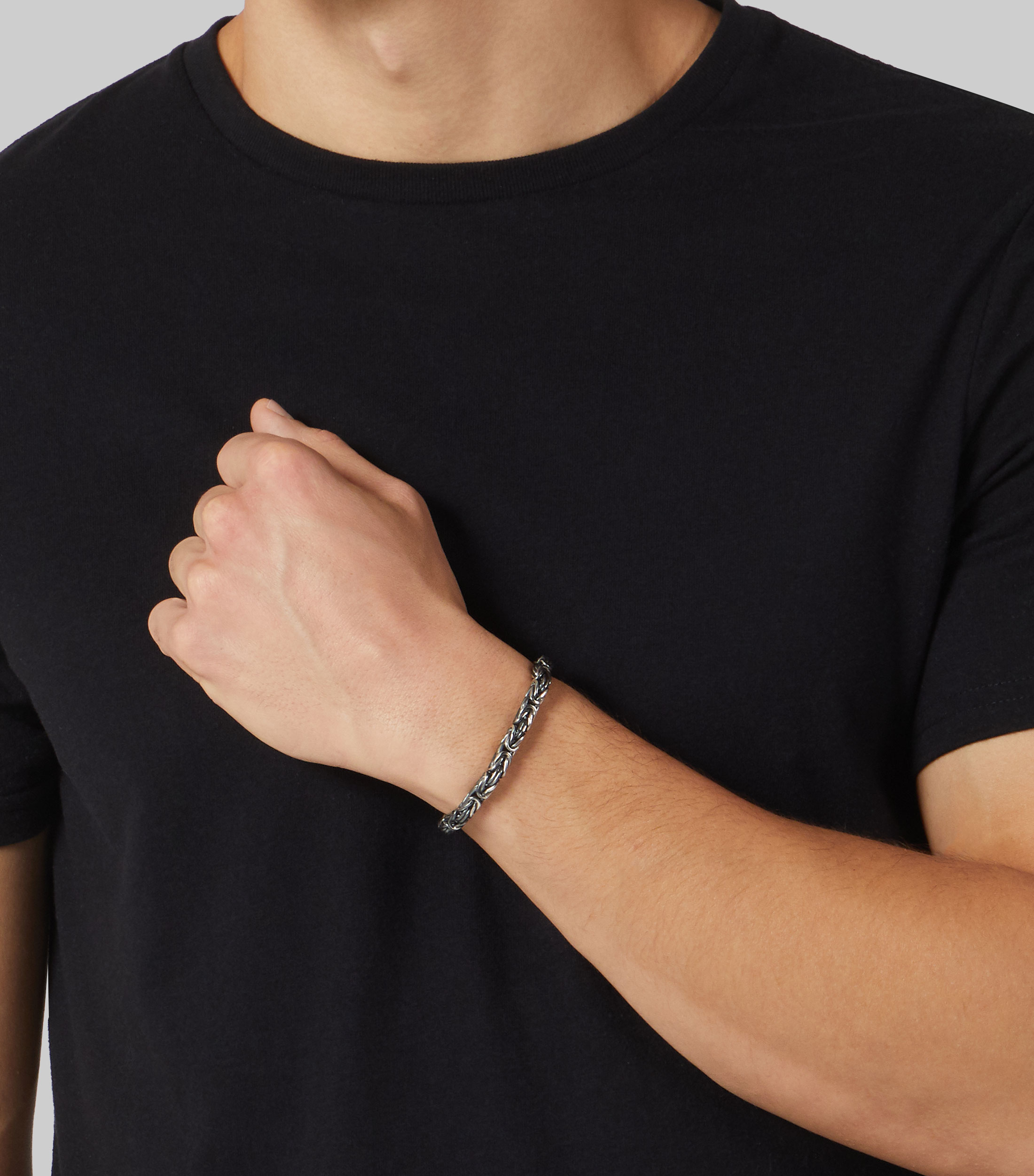 Pulsera Cadena Olympia en plata .925 Hombre
