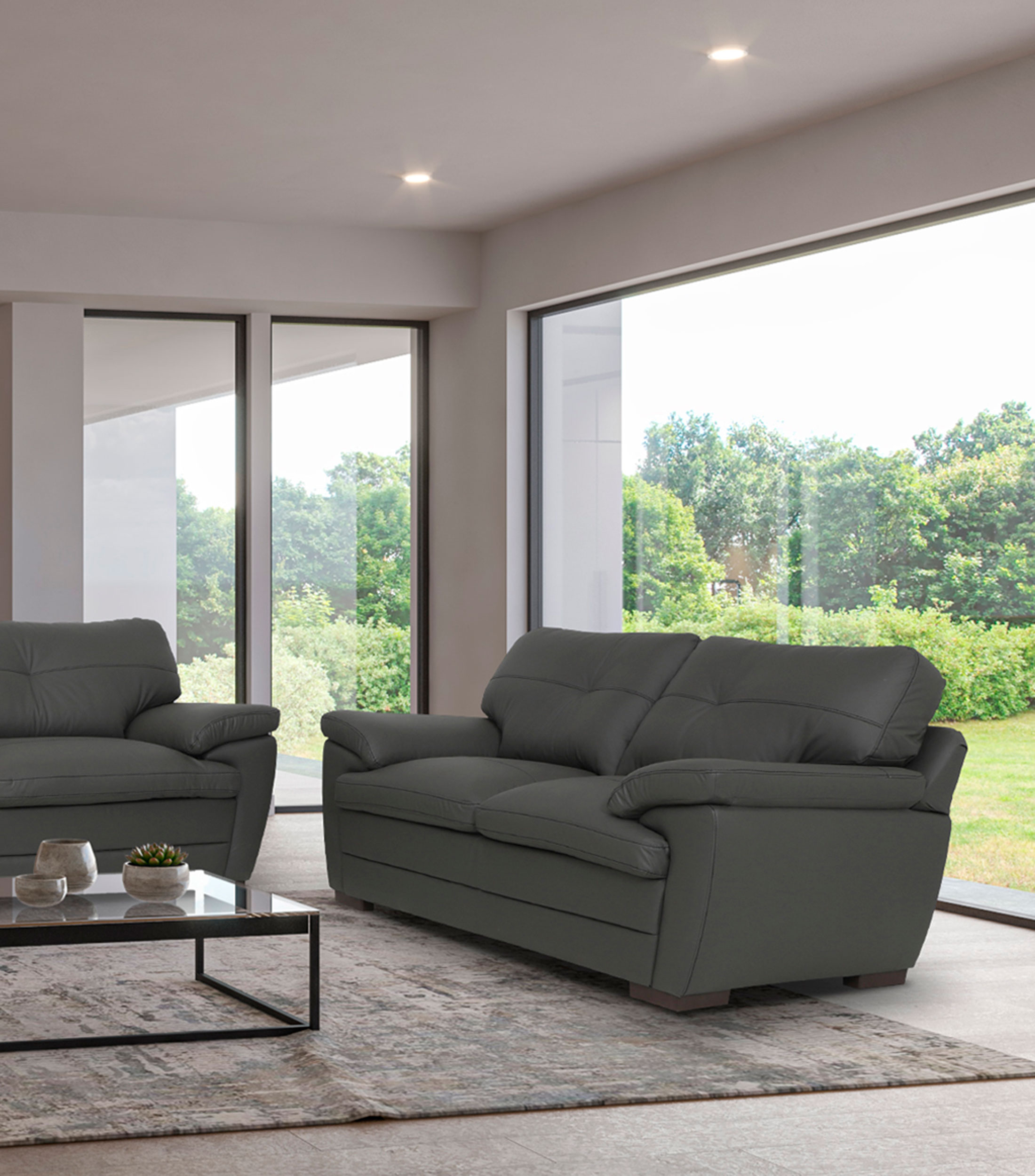 Love Seat Mosio en piel