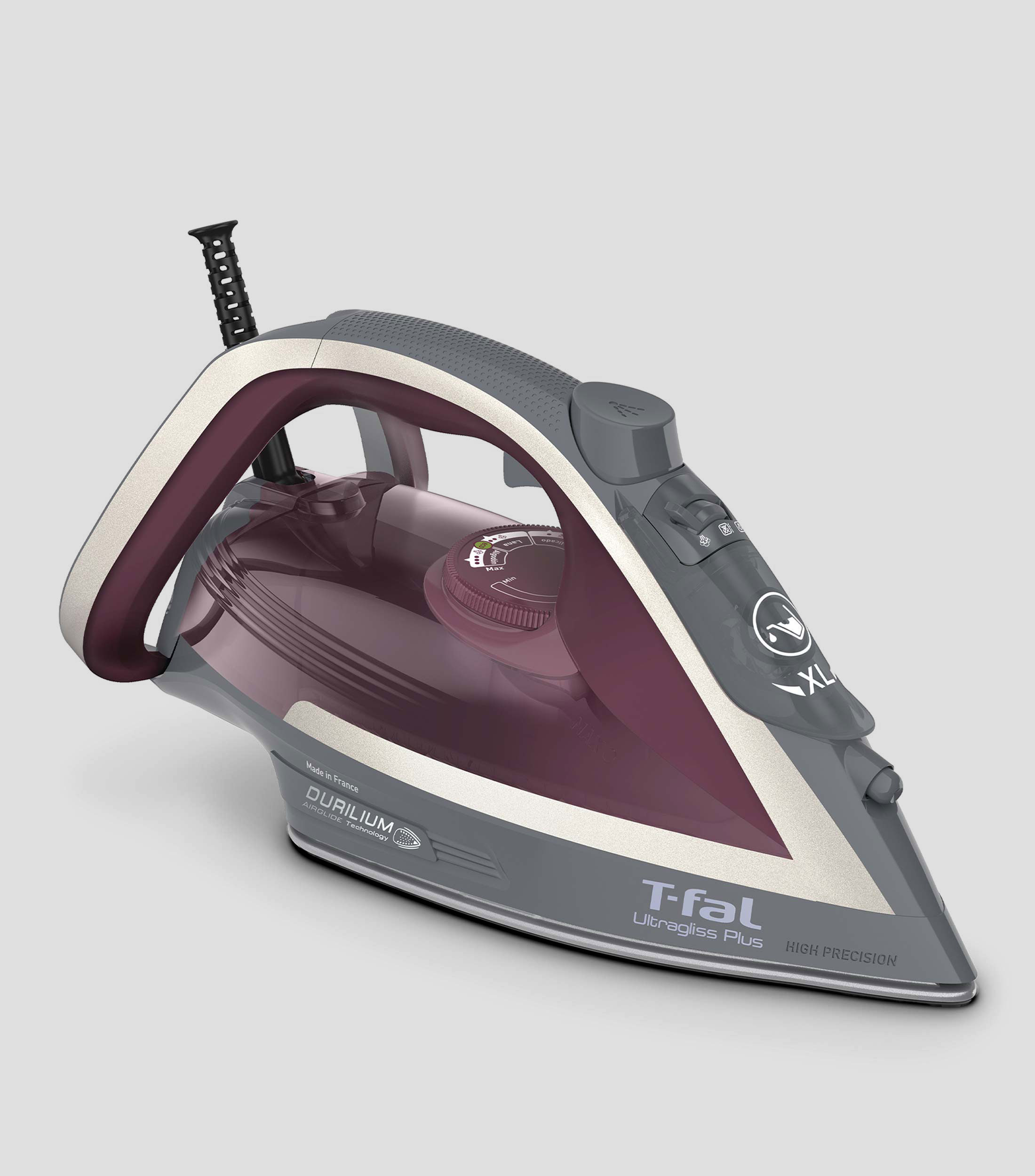 Plancha de Vapor Ultragliss Plus con Suela de Durilium Airglide