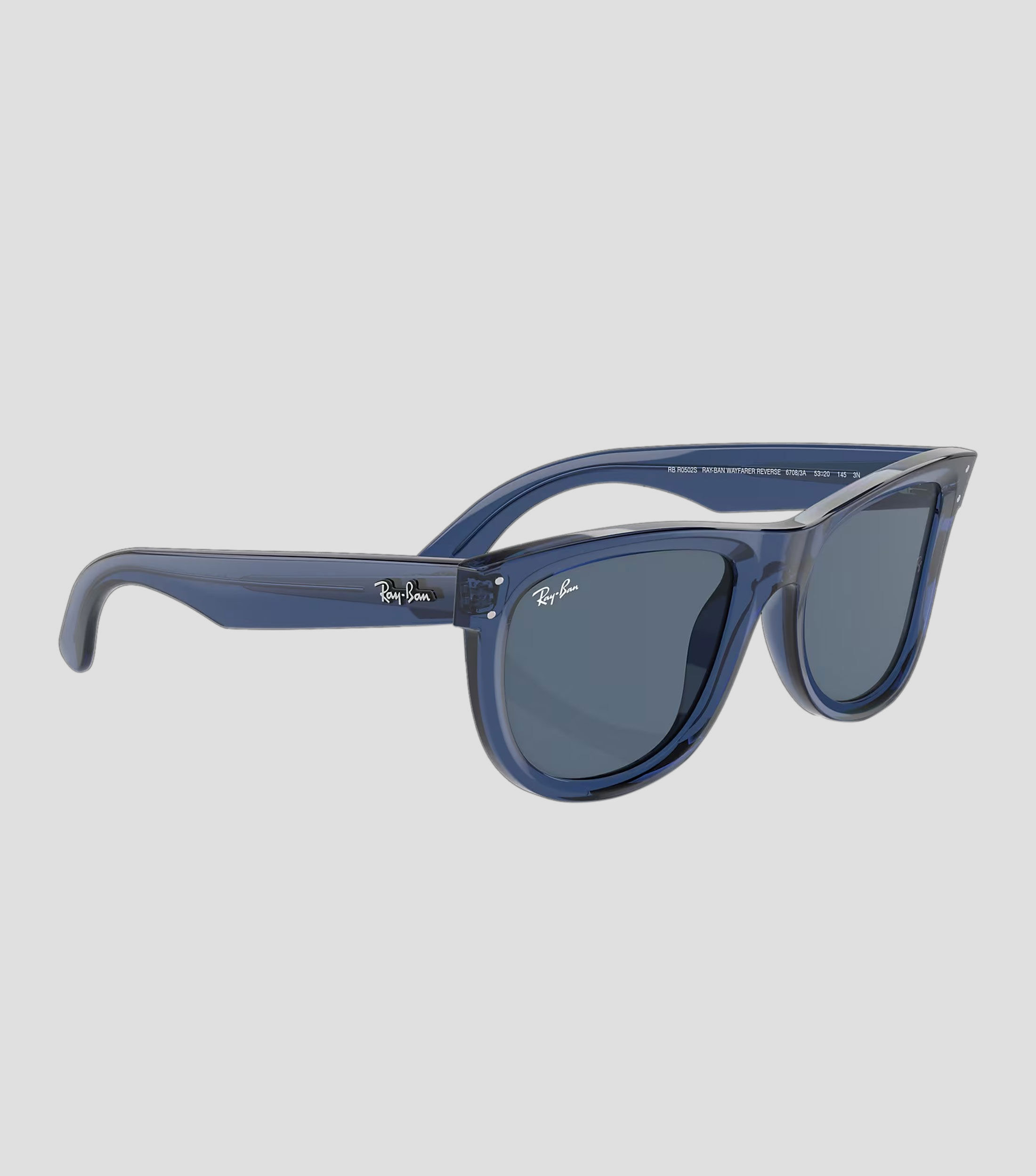 Lentes de sol Cuadrados Wayfarer Reverse Azules Hombre