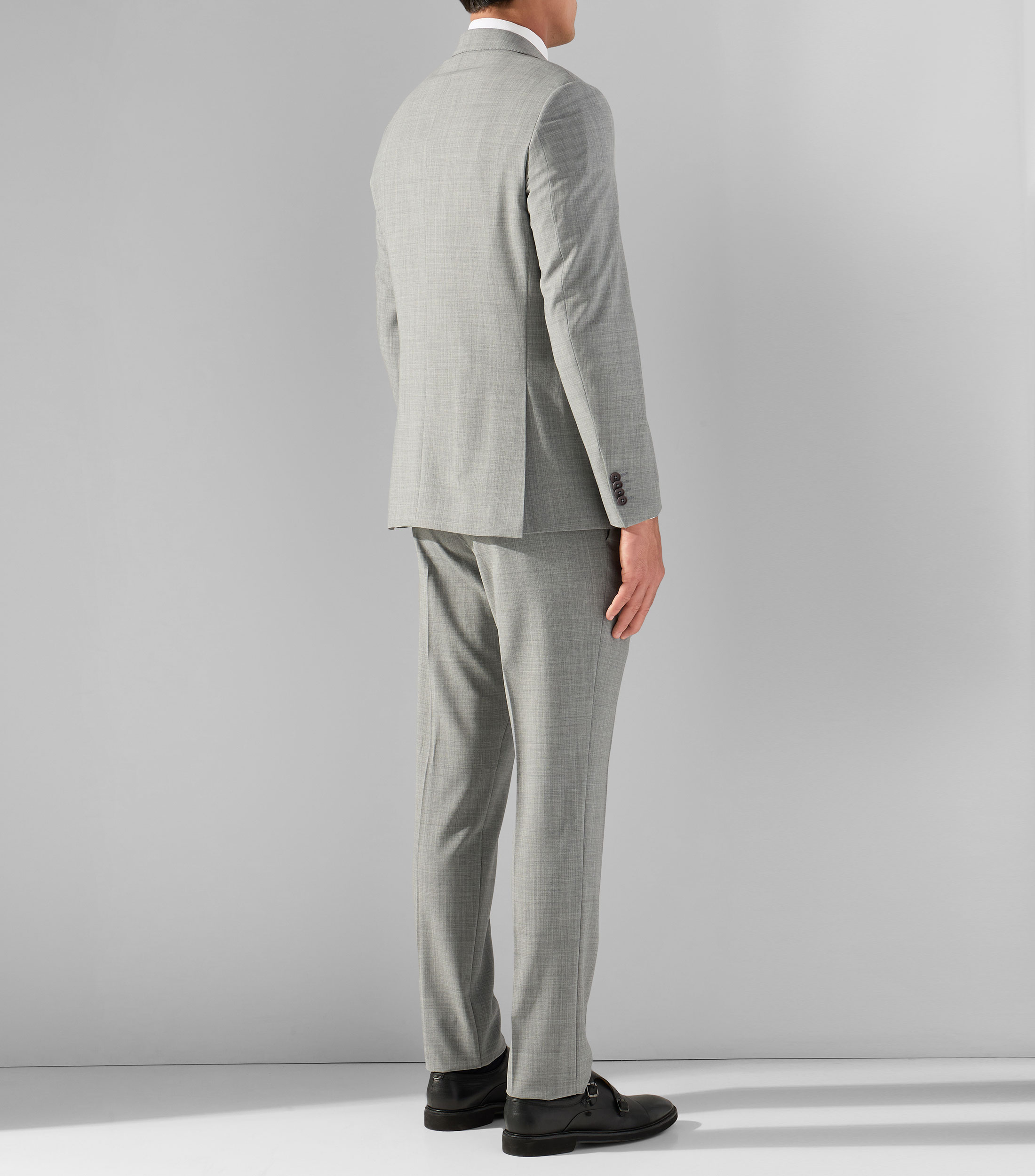 Traje de corte regular con rayas Hombre