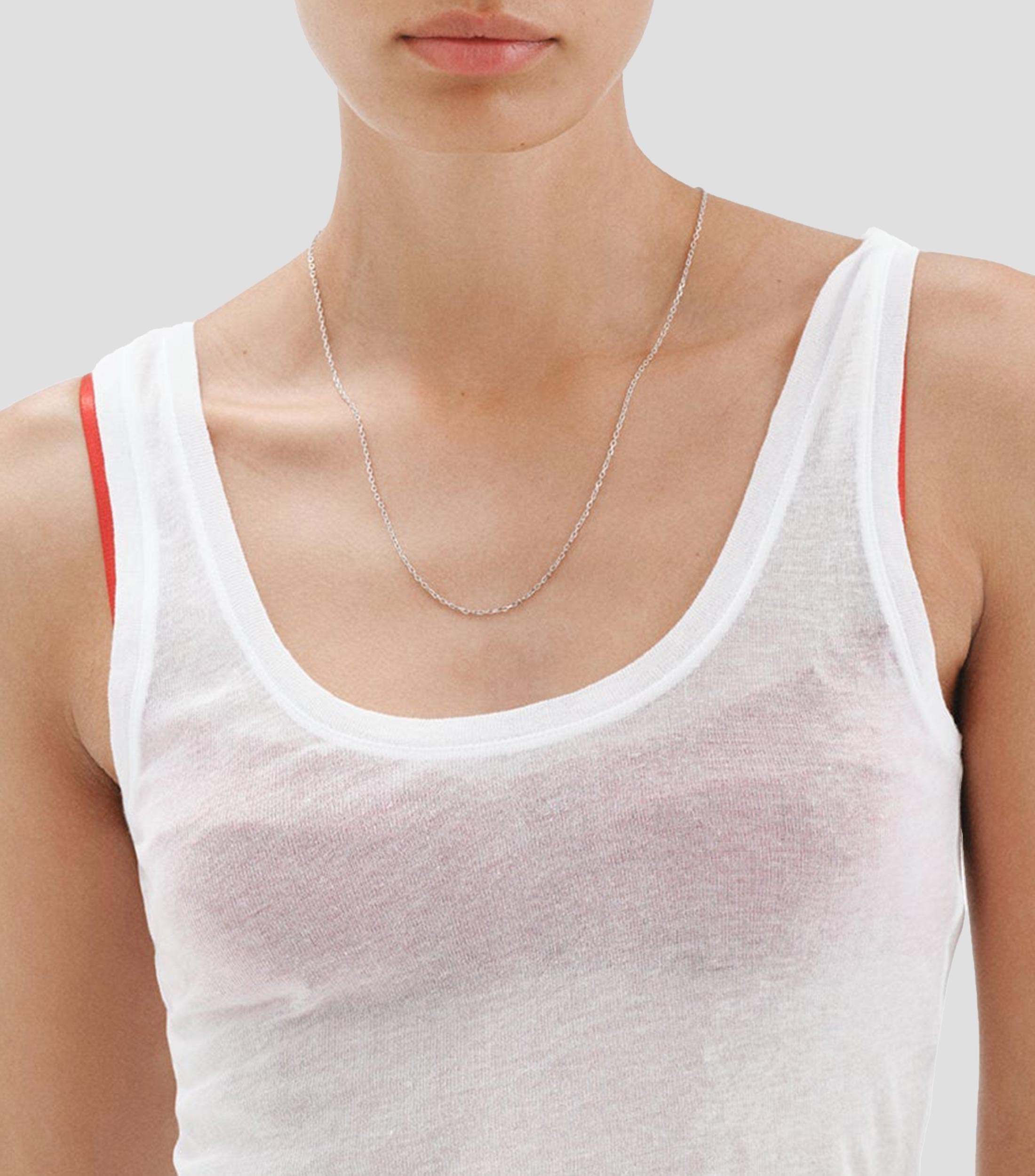 Cadena en plata .925 eslabones Mujer