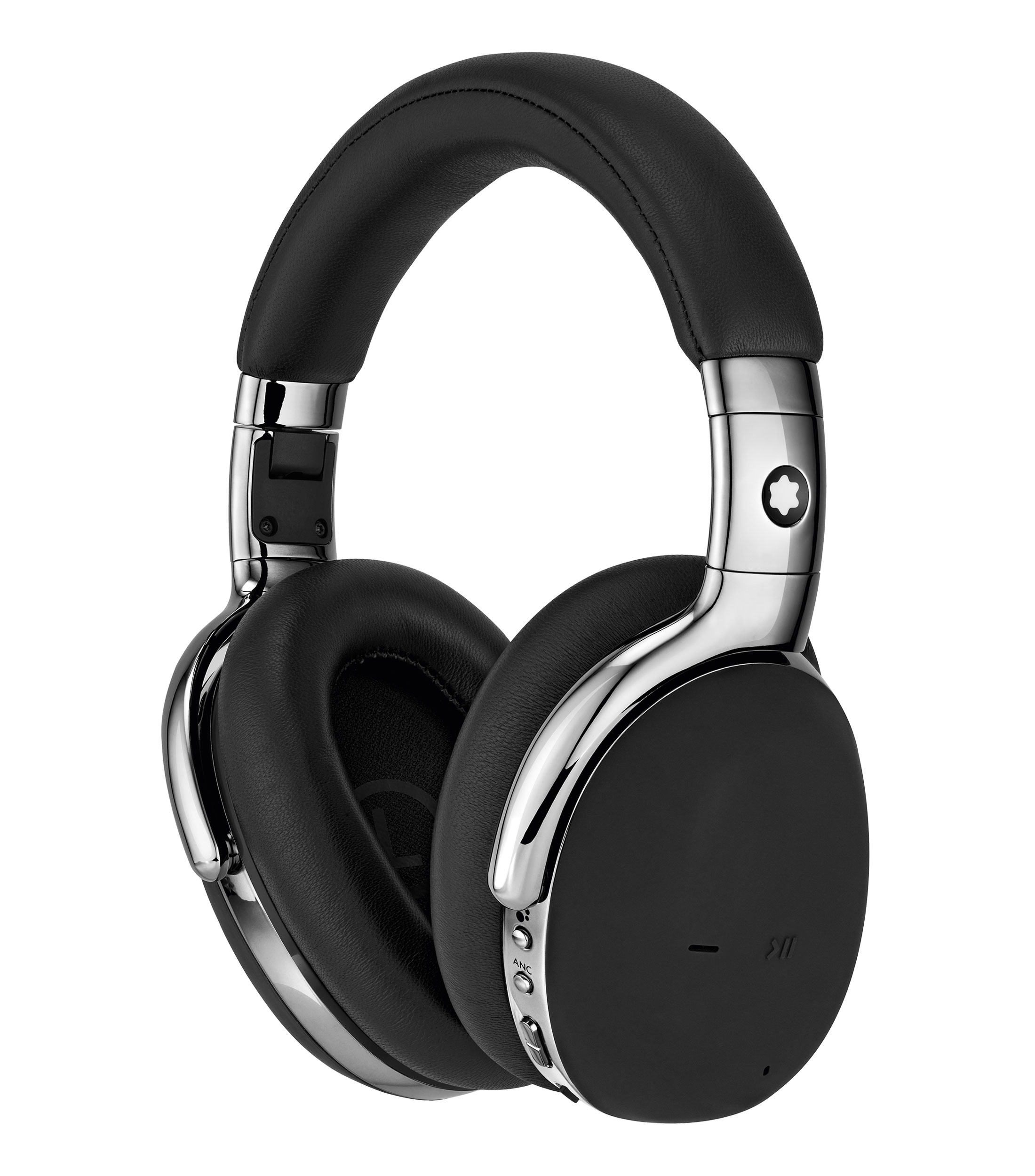 Audífonos Montblanc MB 01 con almohadillas de color negro