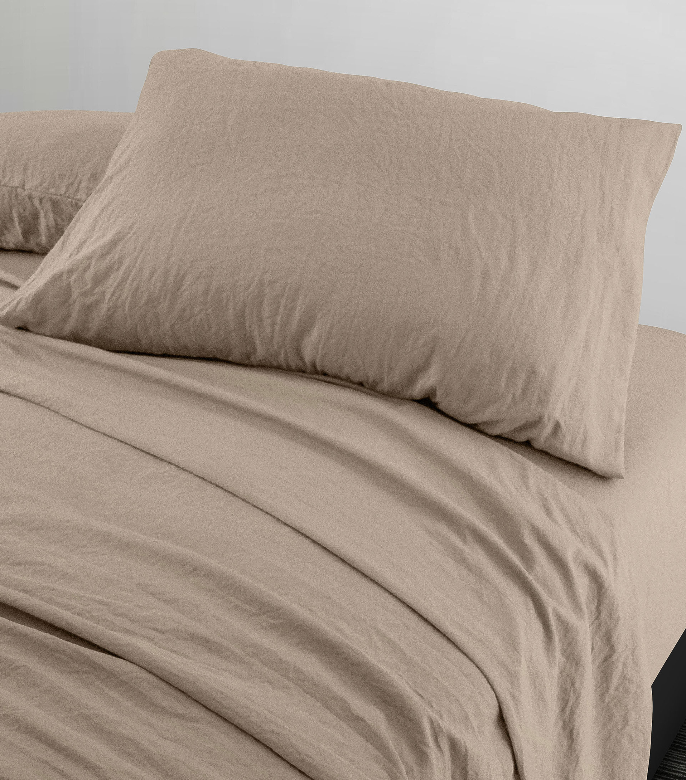 Juego de sábanas King Size Linette Moka