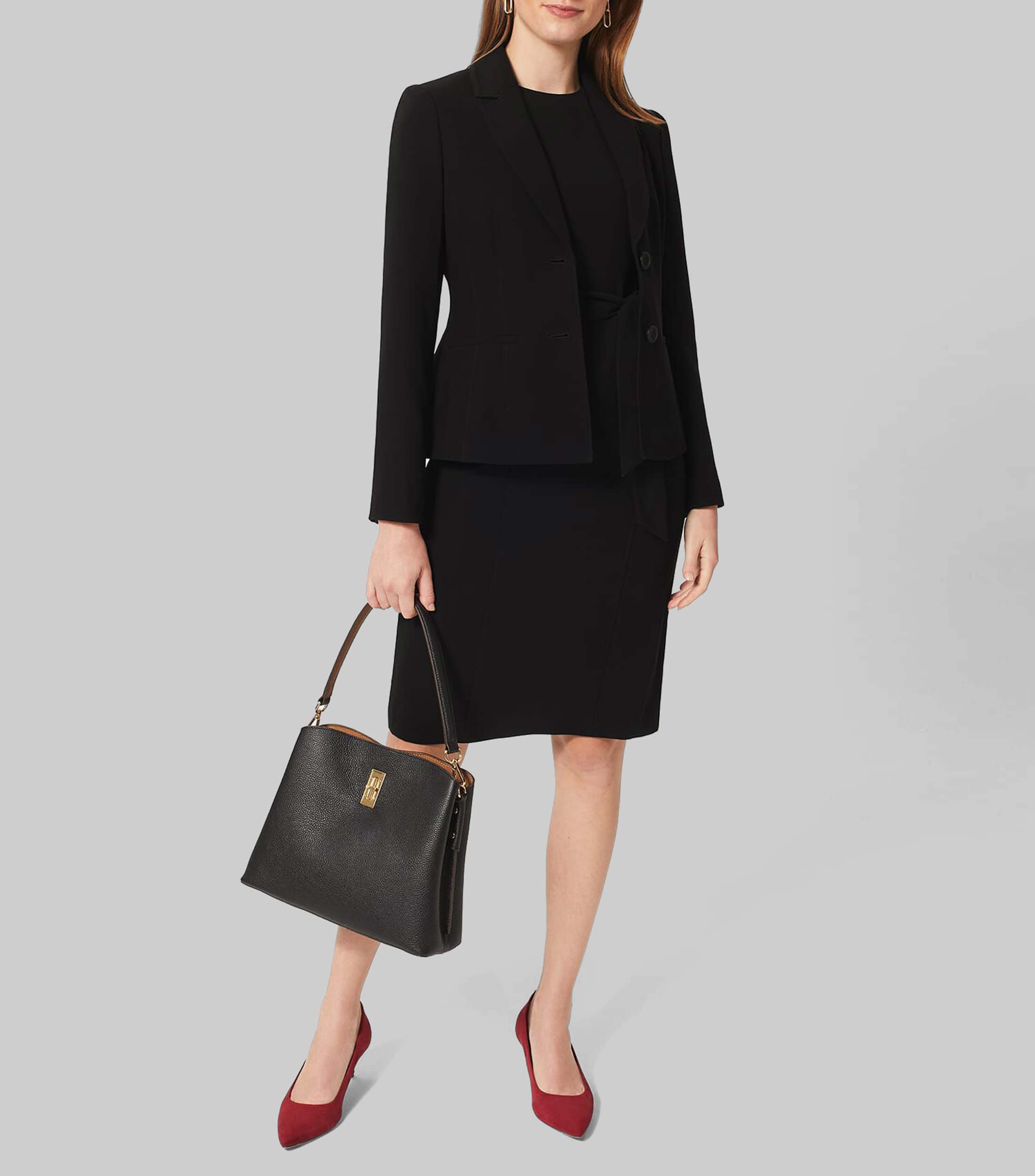 Vestido midi liso Mel Mujer