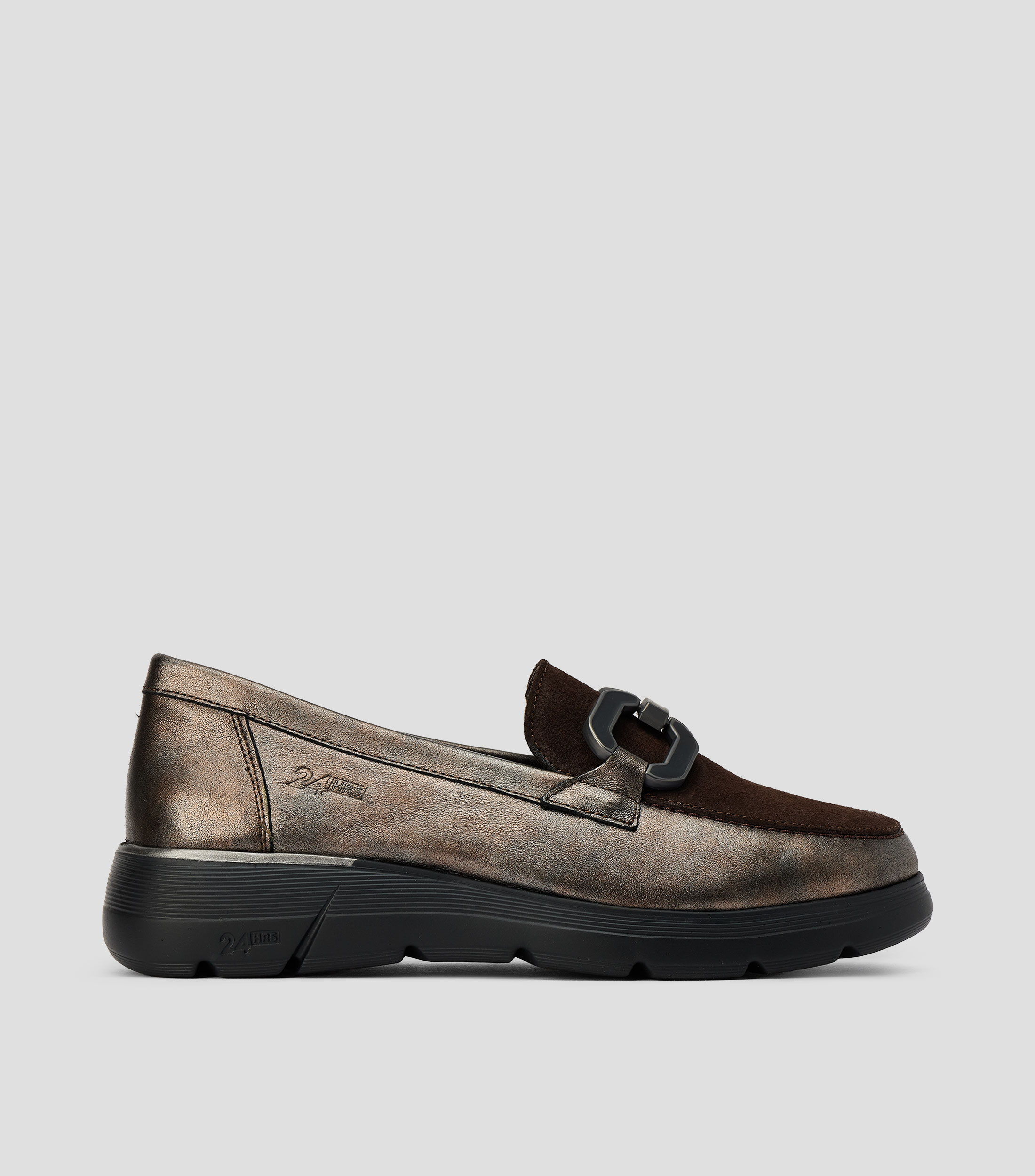 Mocasines en piel Mujer