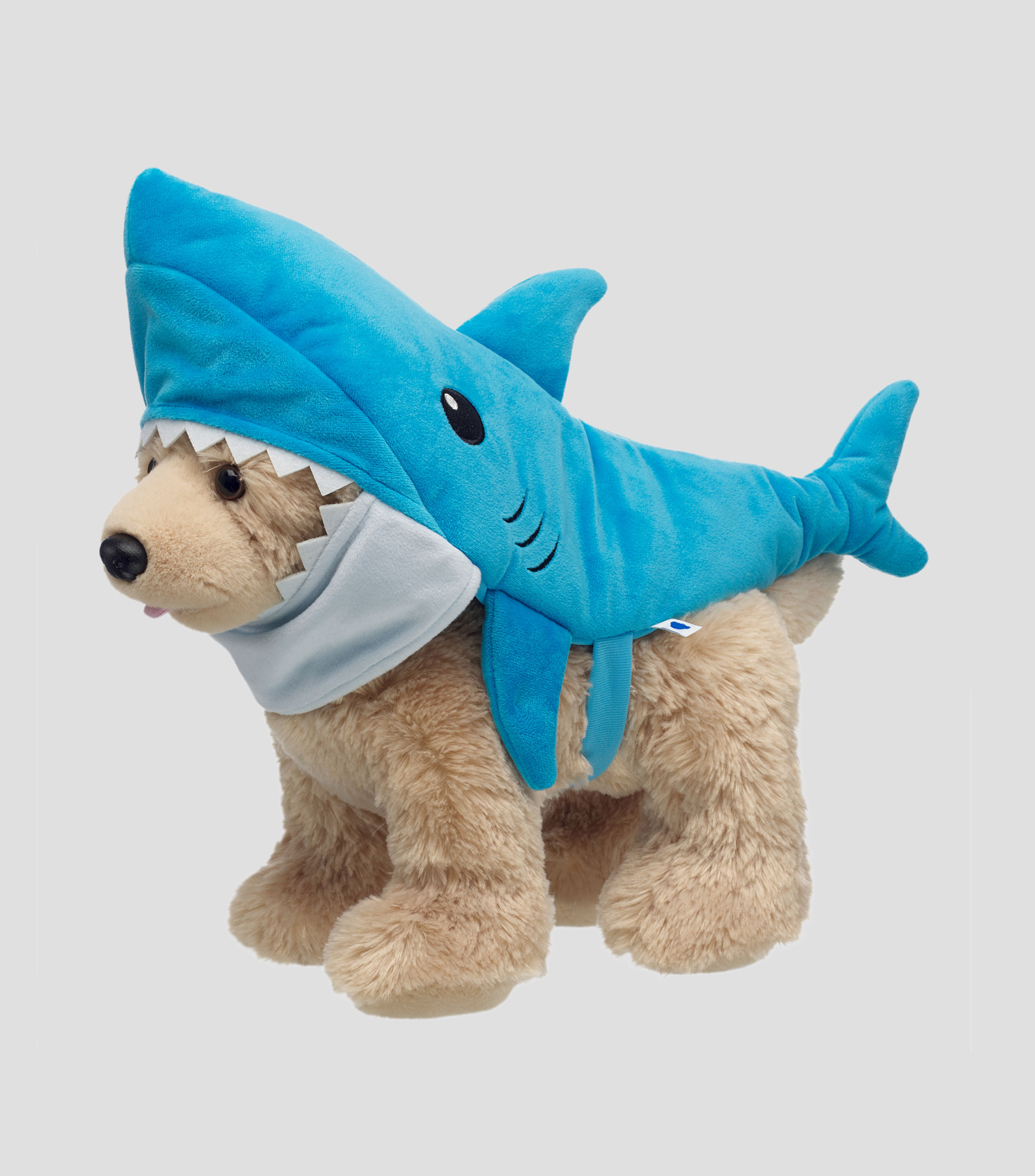 Disfraz de tiburón para muñeco de peluche