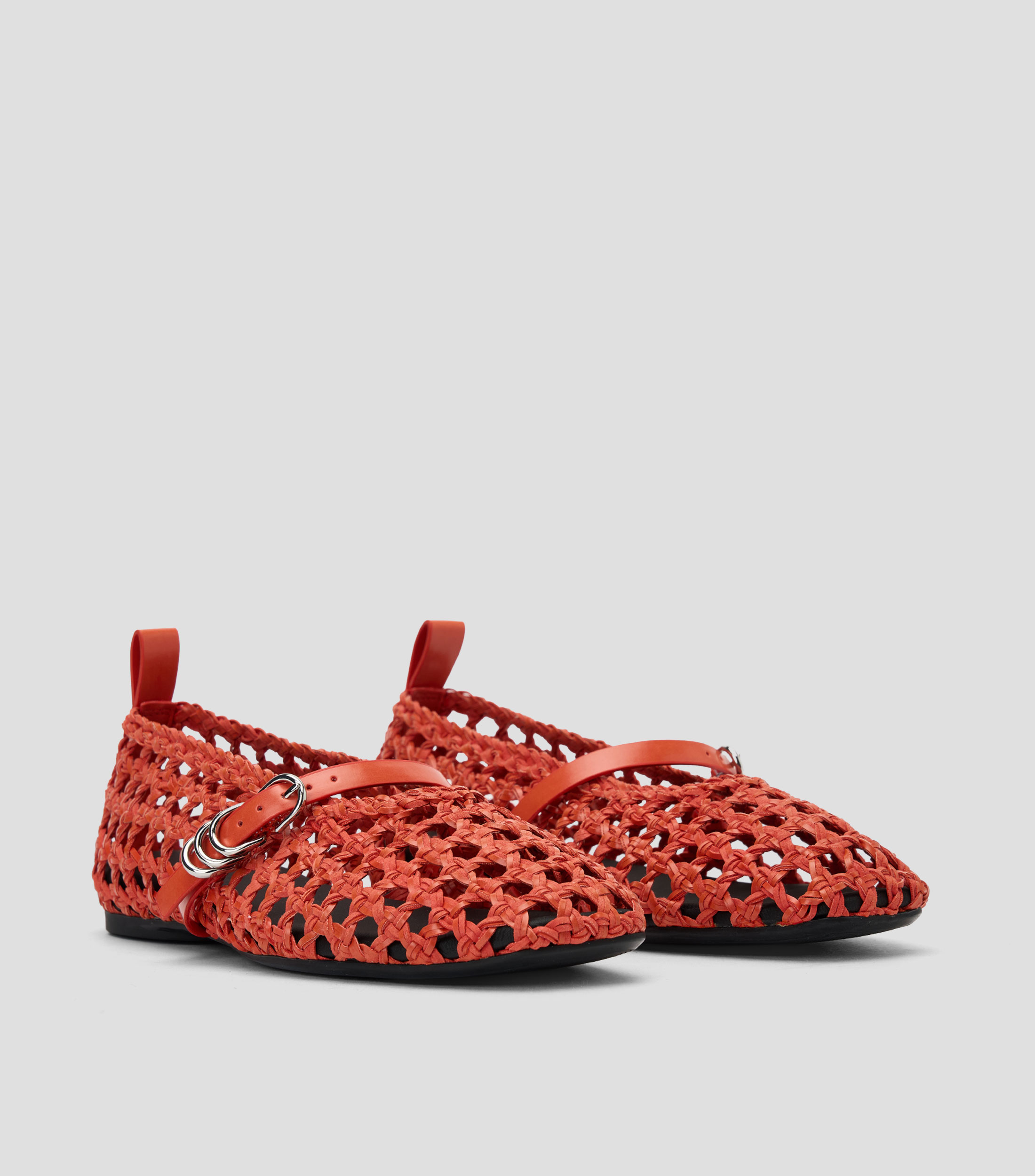 Flats texturizados Mujer