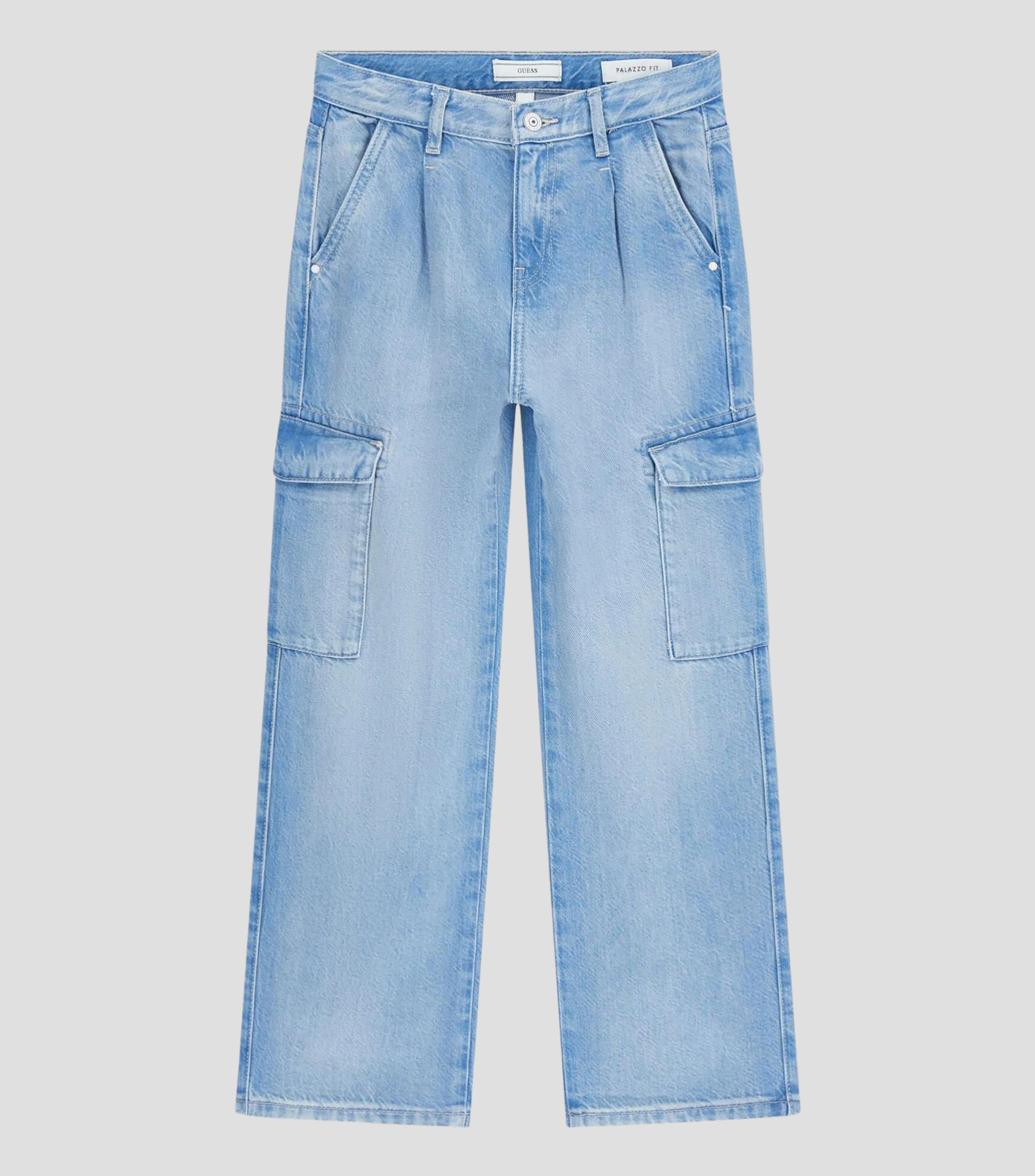 Jeans cargo regular Niña